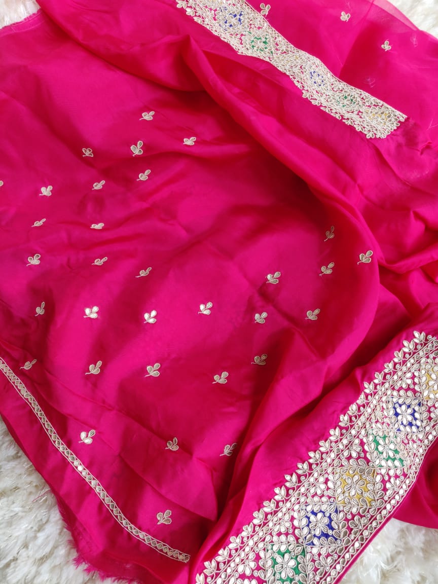Rani gottapatti saree - Saffronfashionindia