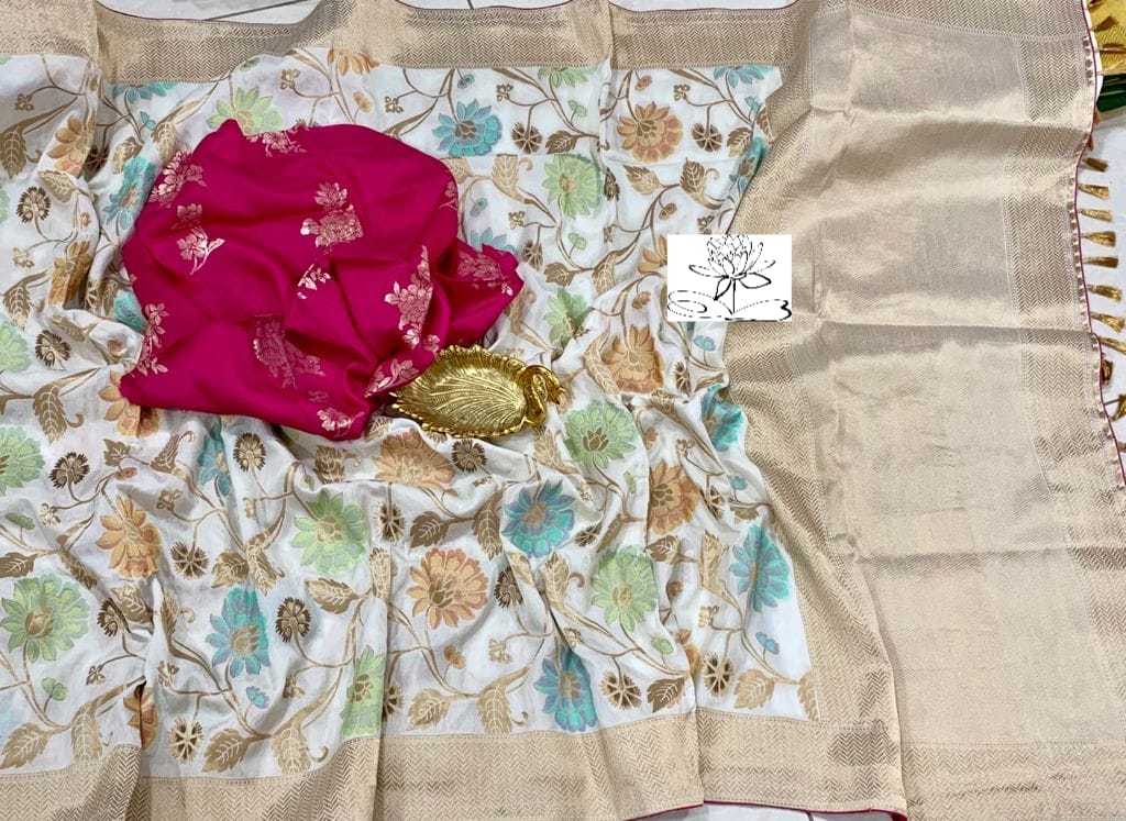 Rasam silk saree - Saffronfashionindia