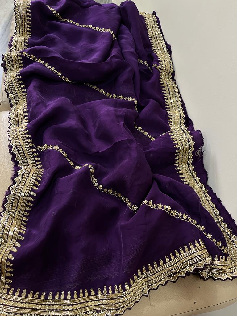 Nivesha organza saree - Saffronfashionindia