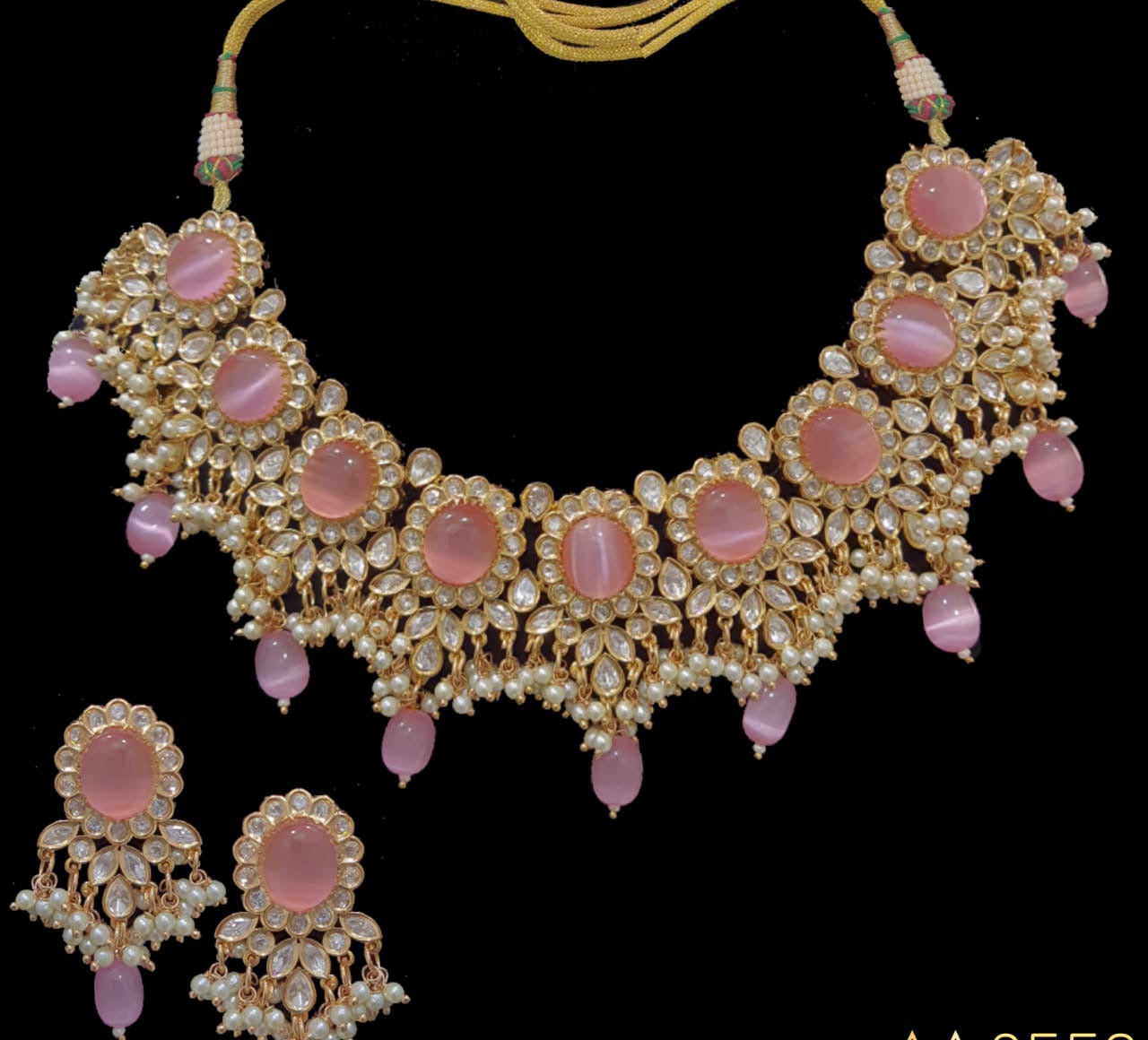 Navsha necklace set - Saffronfashionindia