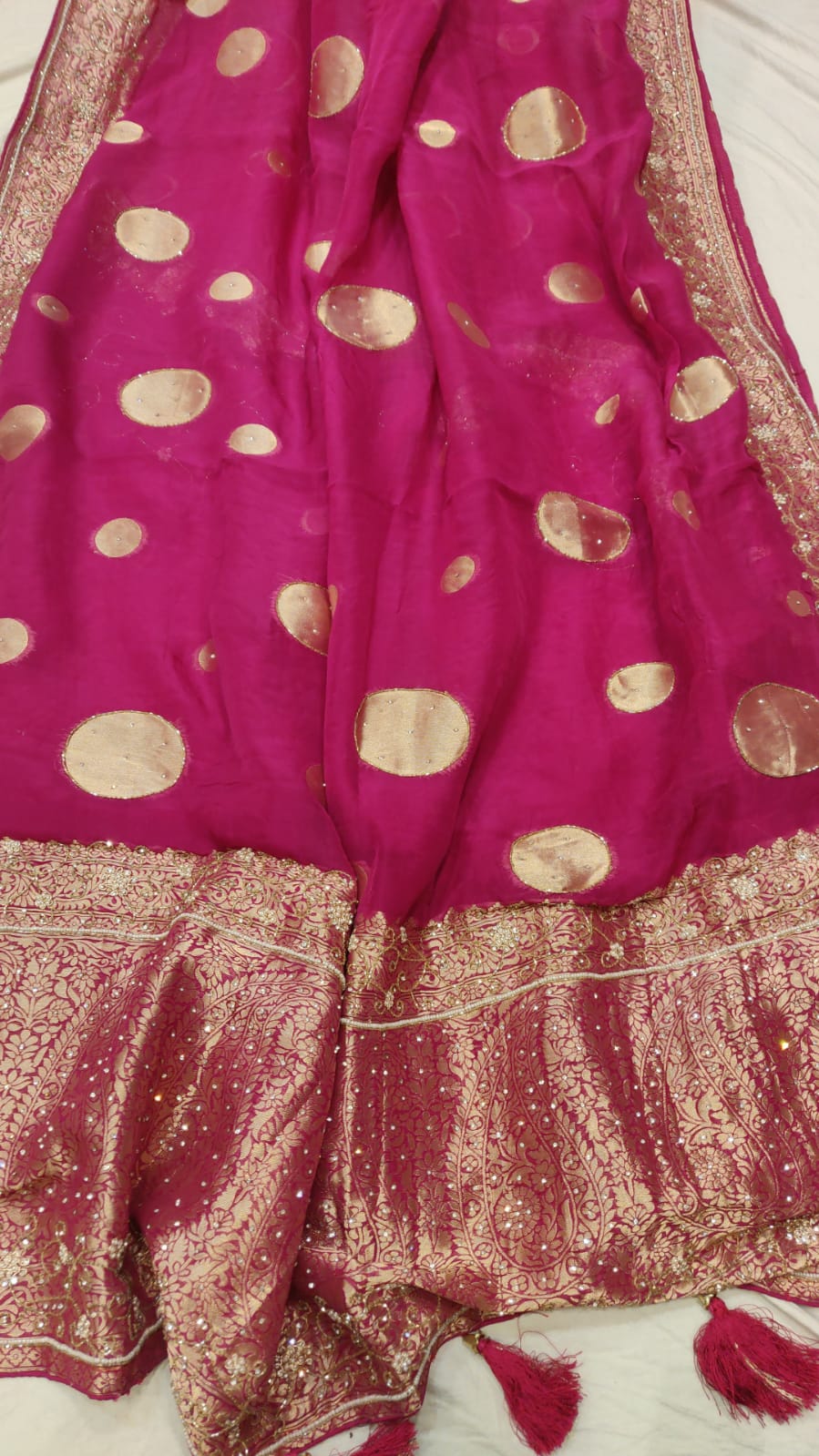 Olivia organza partywear saree - Saffronfashionindia