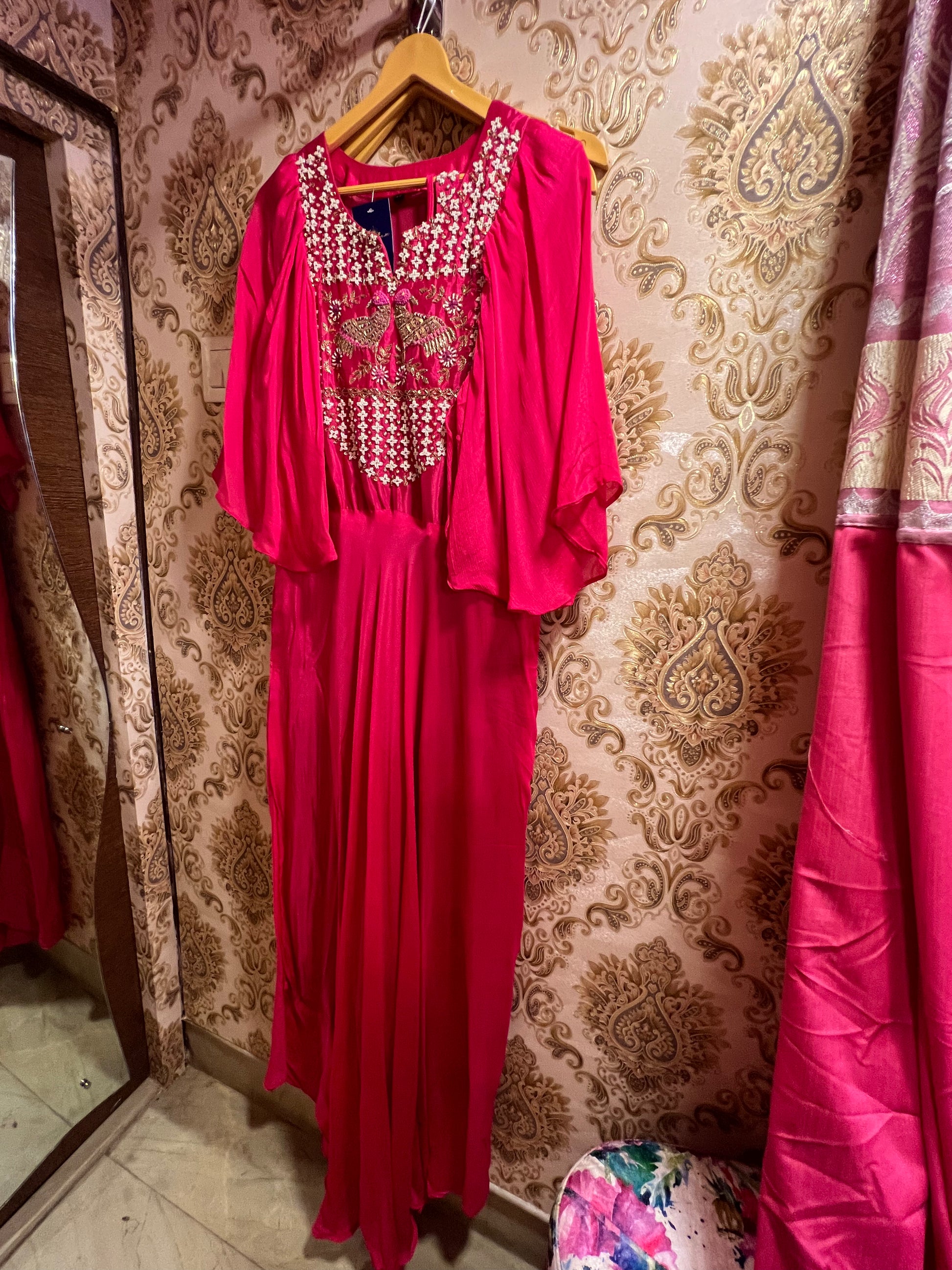 Valentine inspired dress,,,,gown - Saffronfashionindia