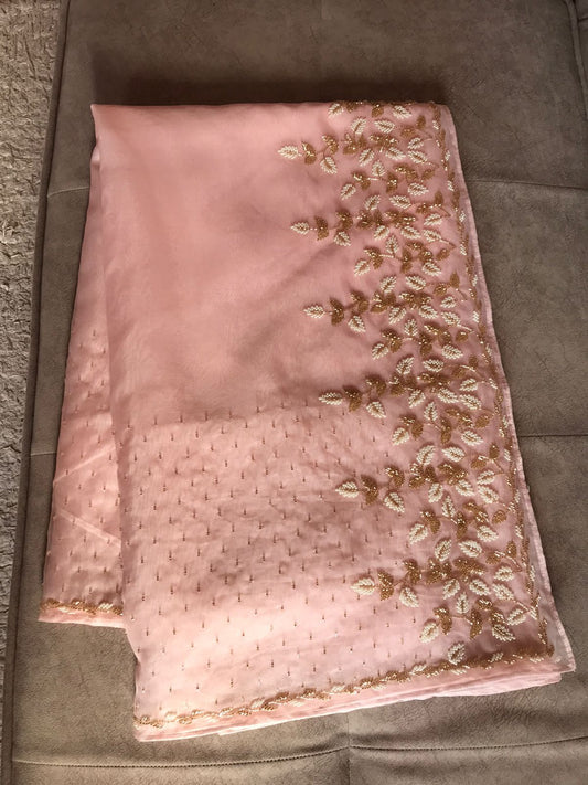 Premium pastel saree - Saffronfashionindia