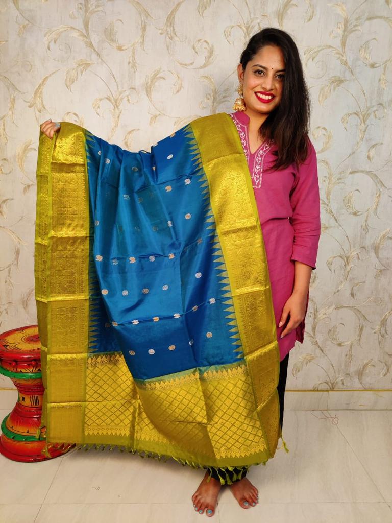 Gadwal dupatta - Saffronfashionindia