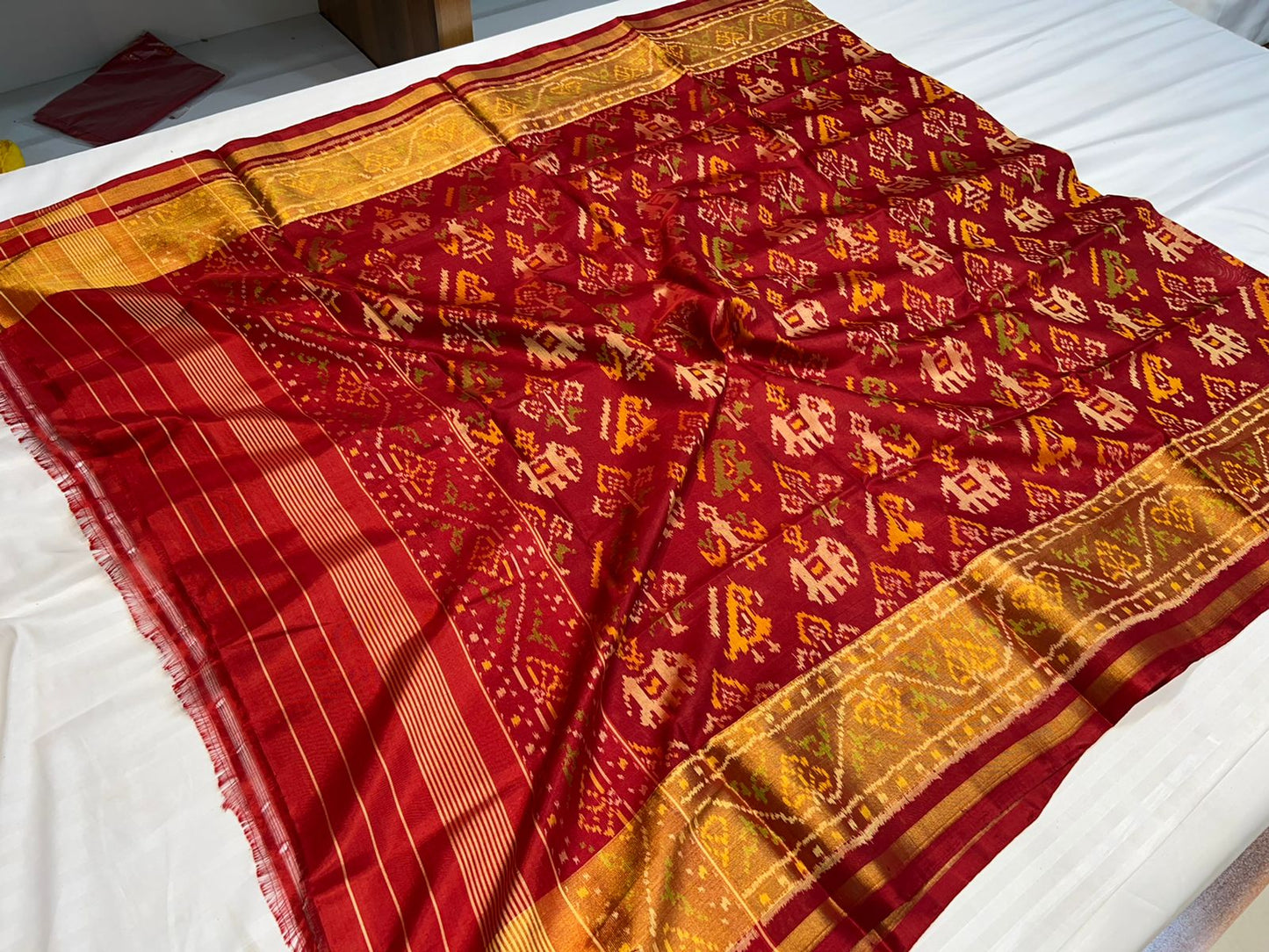 Overa patola dupatta - Saffronfashionindia