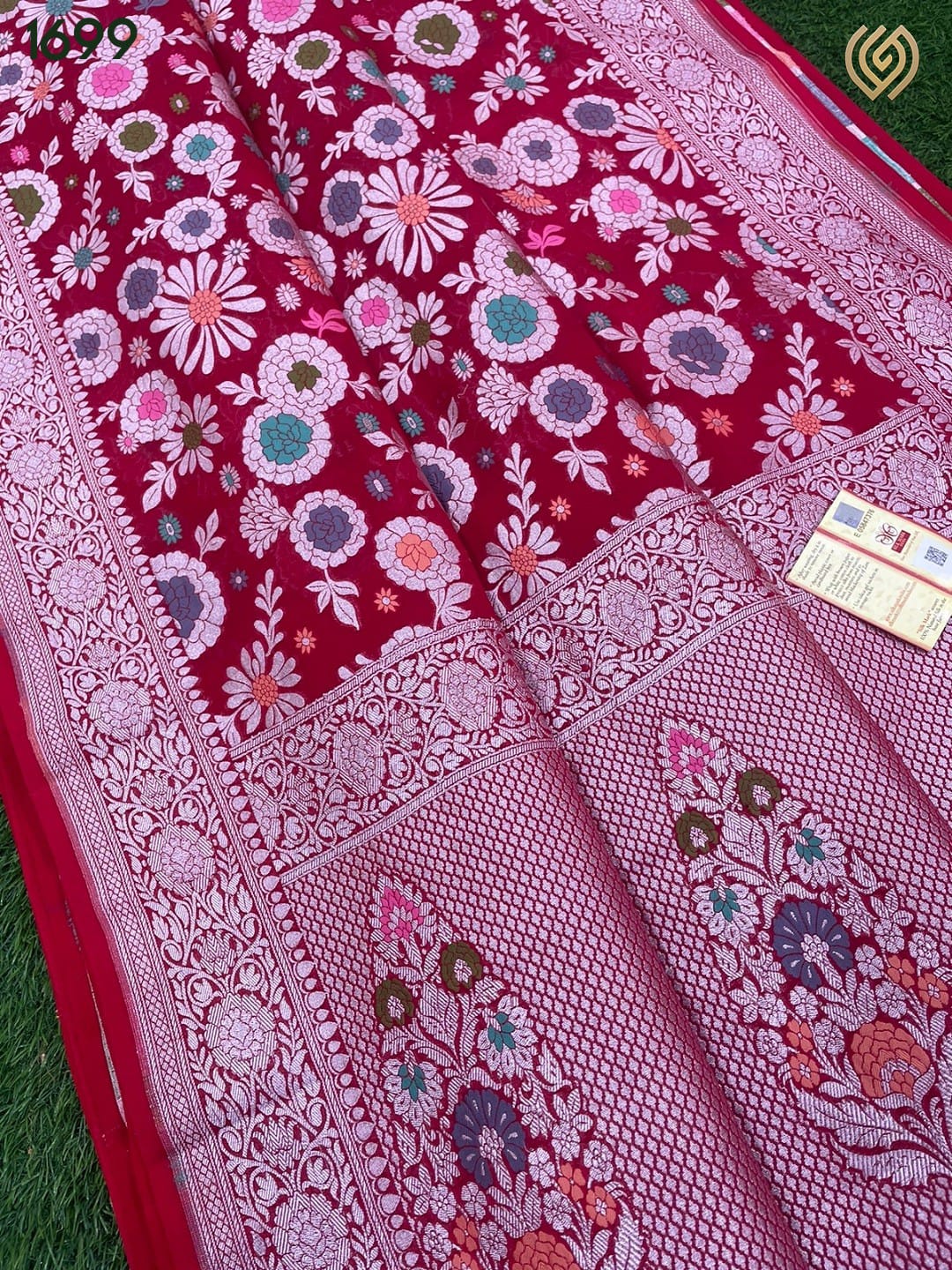 Shainaz gorgette tilfi saree - Saffronfashionindia