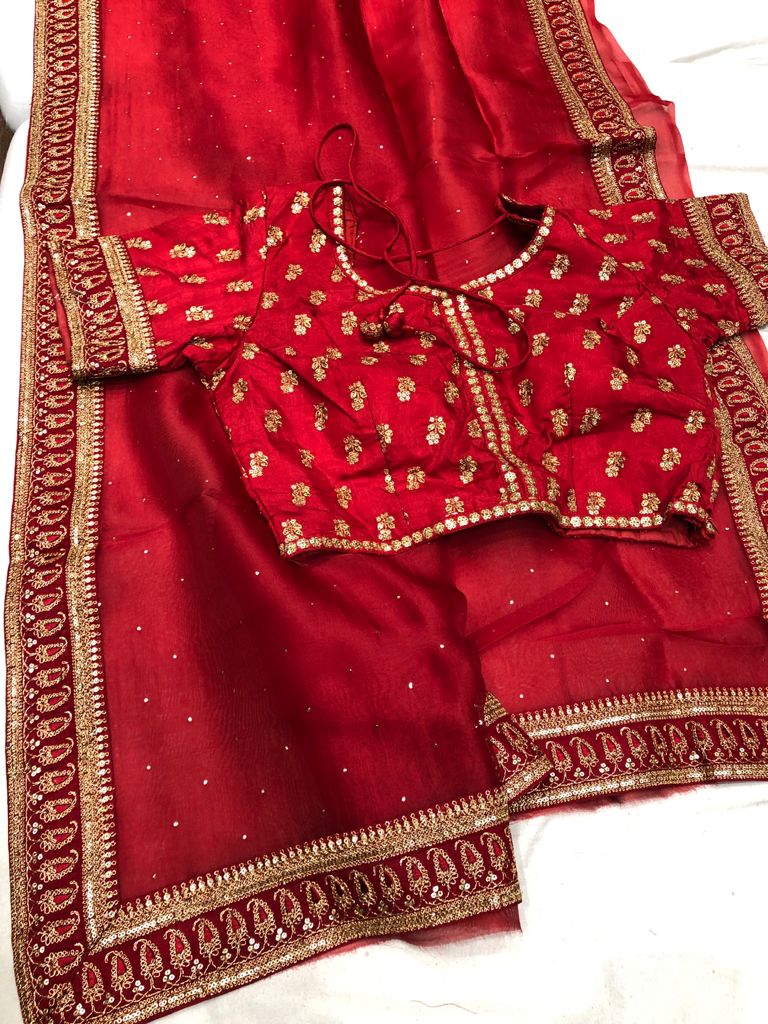 Sabyasachi inspired Mukesh saree - Saffronfashionindia