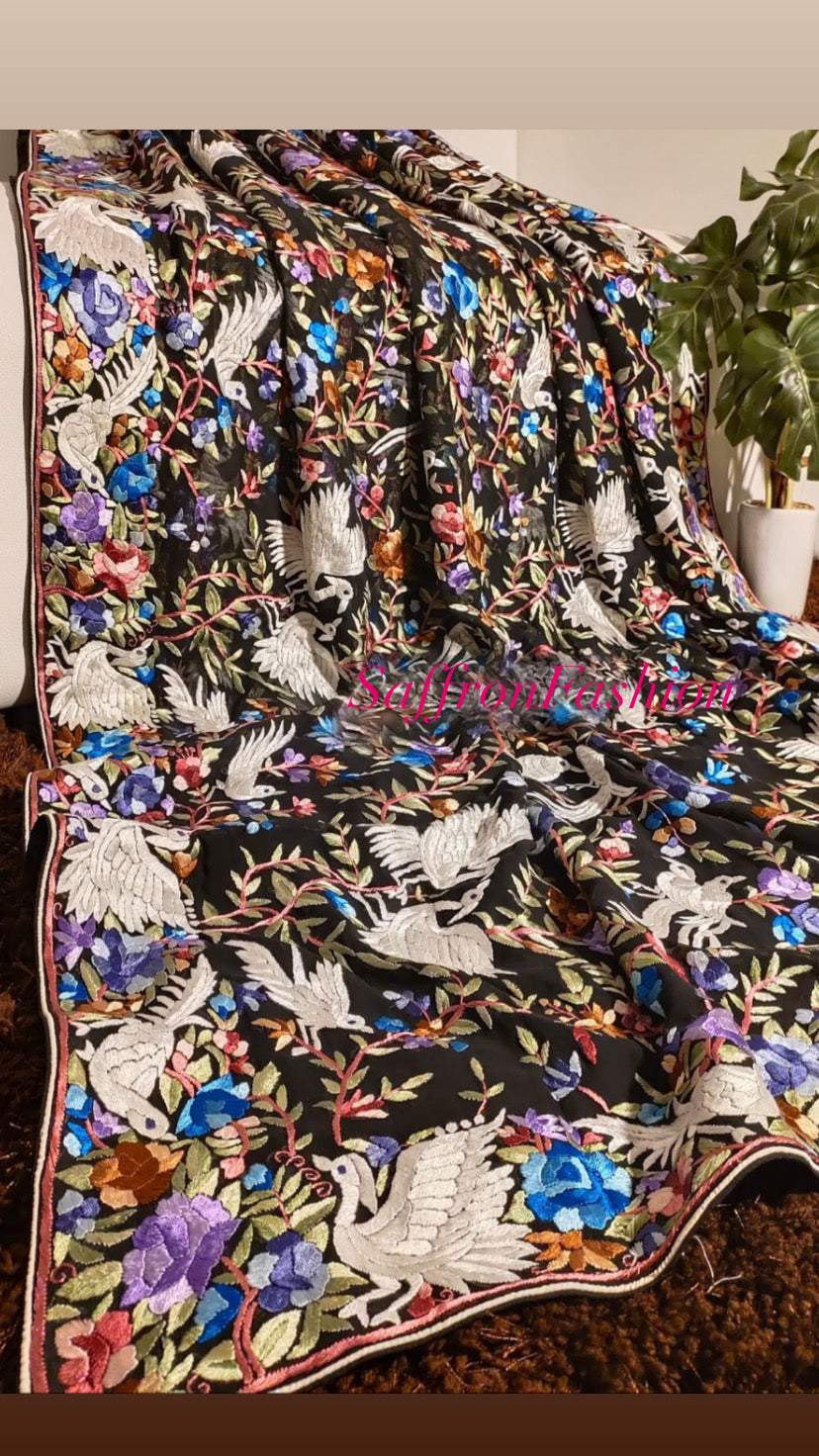 Authentic Parsi saree - Saffronfashionindia