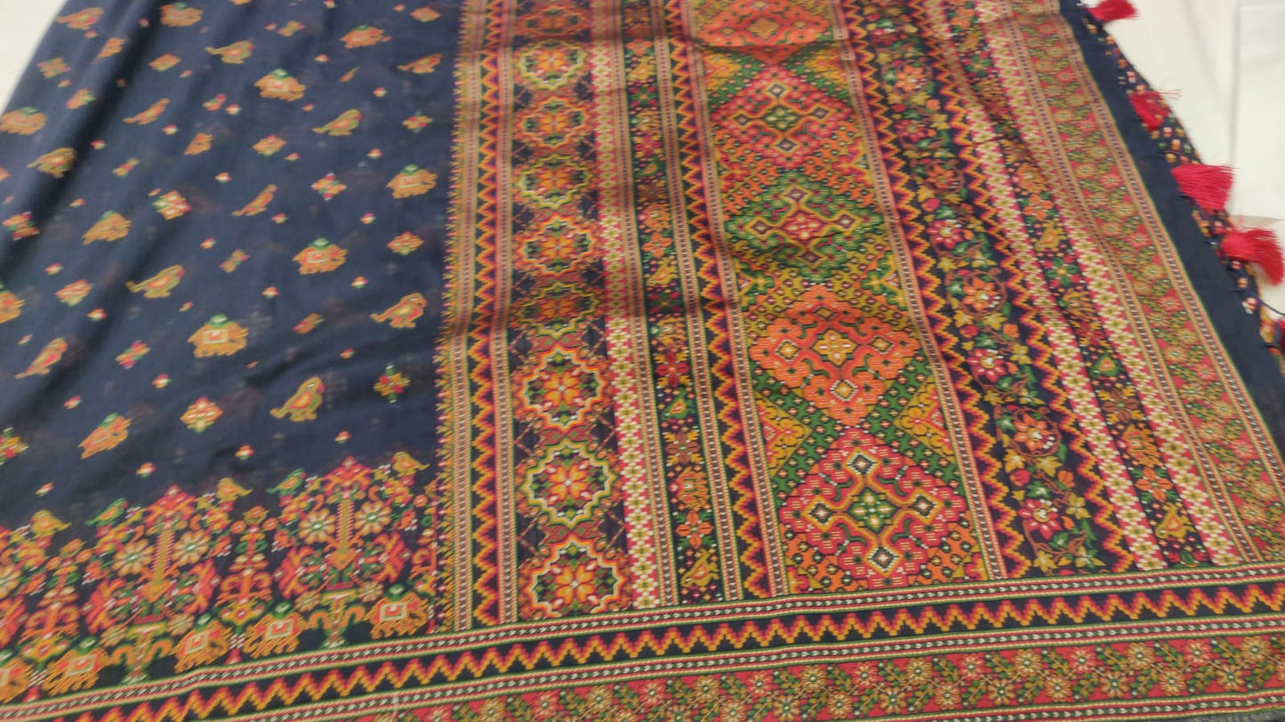 Beautiful Kani silk saree - Saffronfashionindia