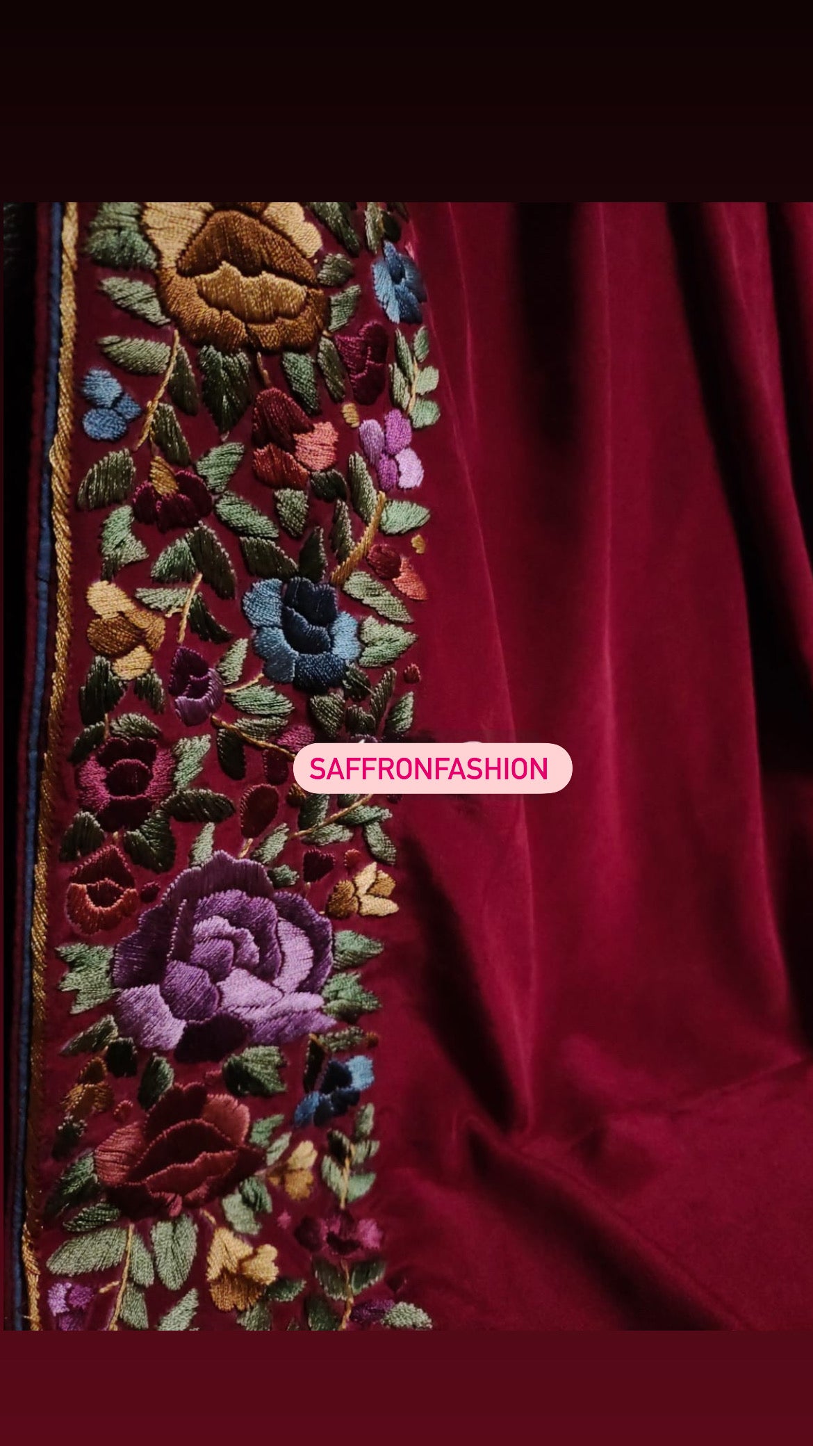 Haseena parsi gara dupatta - Saffronfashionindia