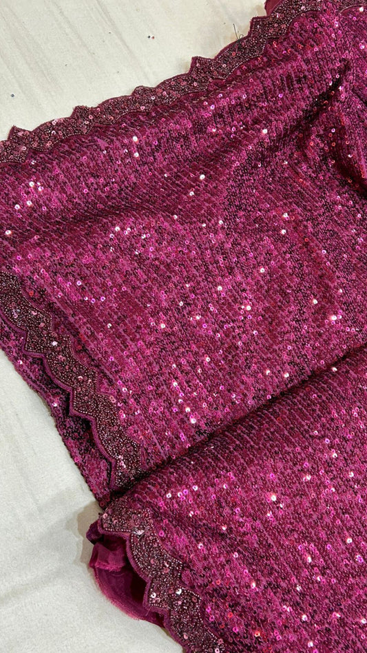 Ravina sequence saree - Saffronfashionindia
