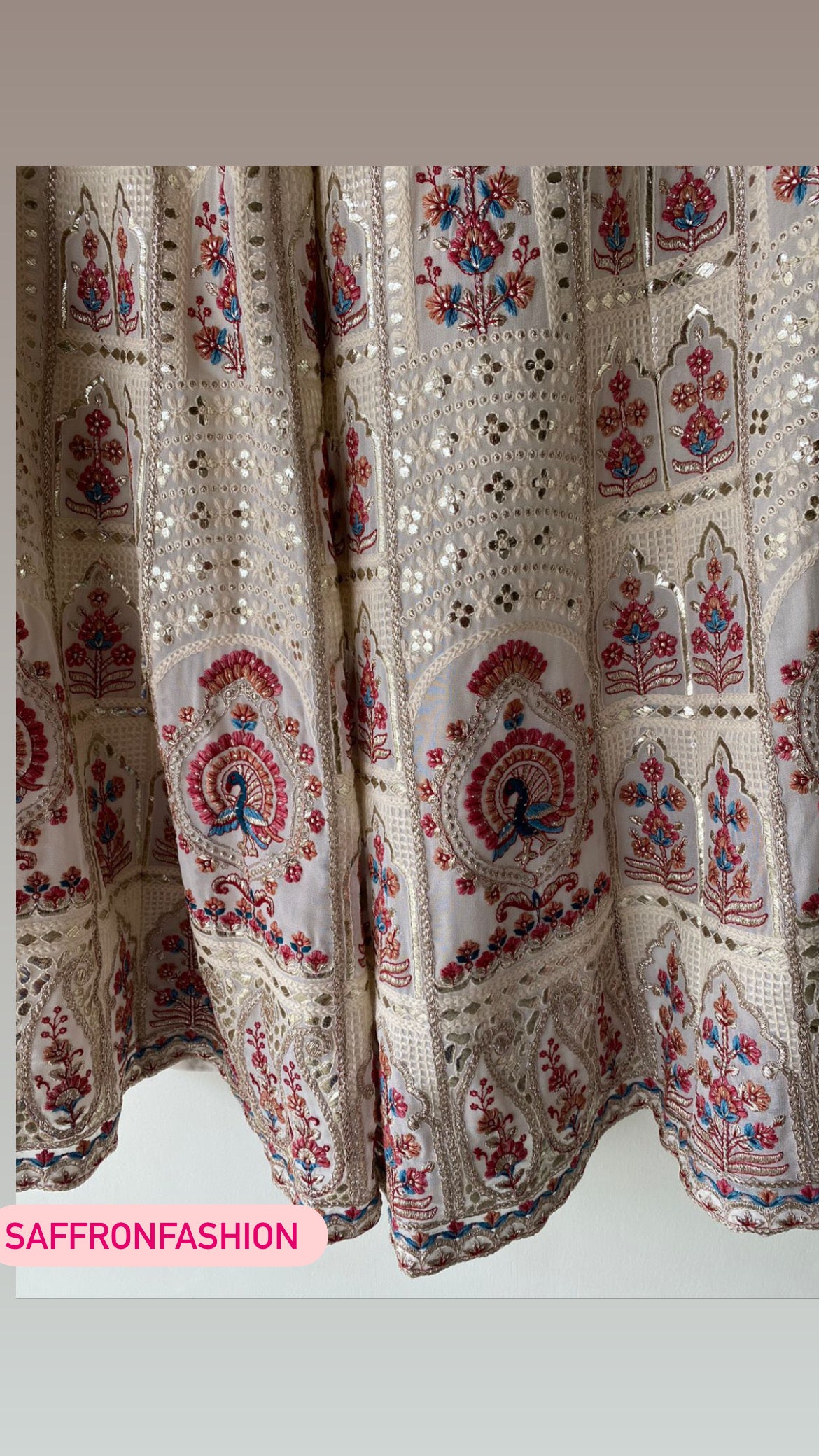 Rumika kurta gharara - Saffronfashionindia