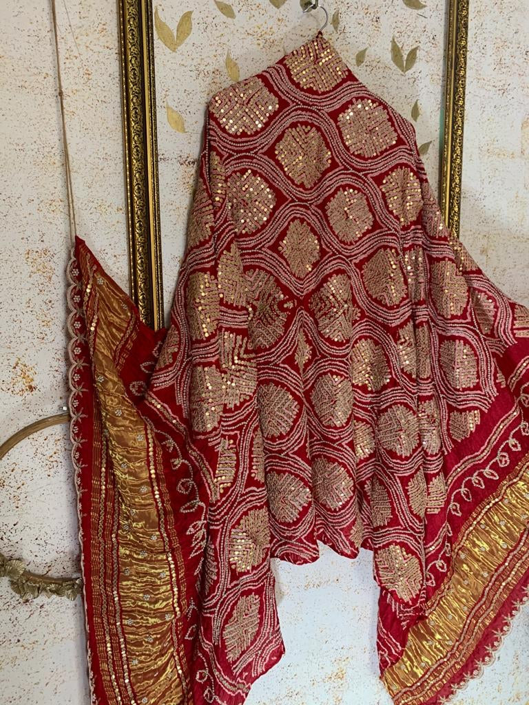 Hishani gajji silk dupatta - Saffronfashionindia