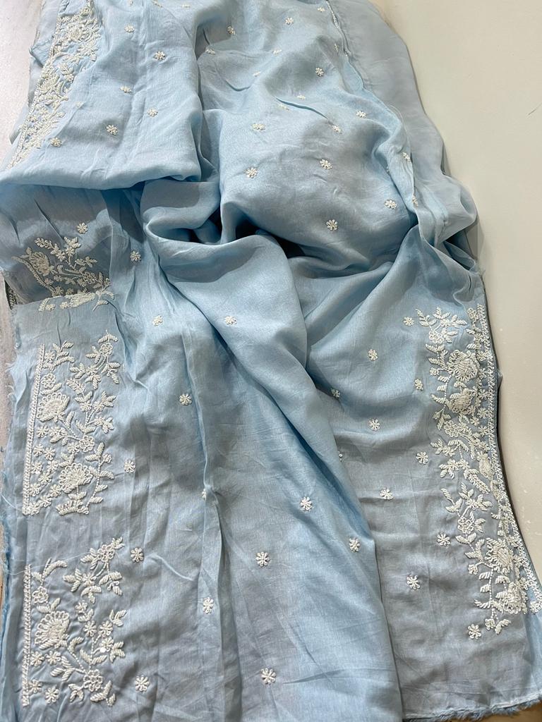 Lipshika katdana organza saree - Saffronfashionindia