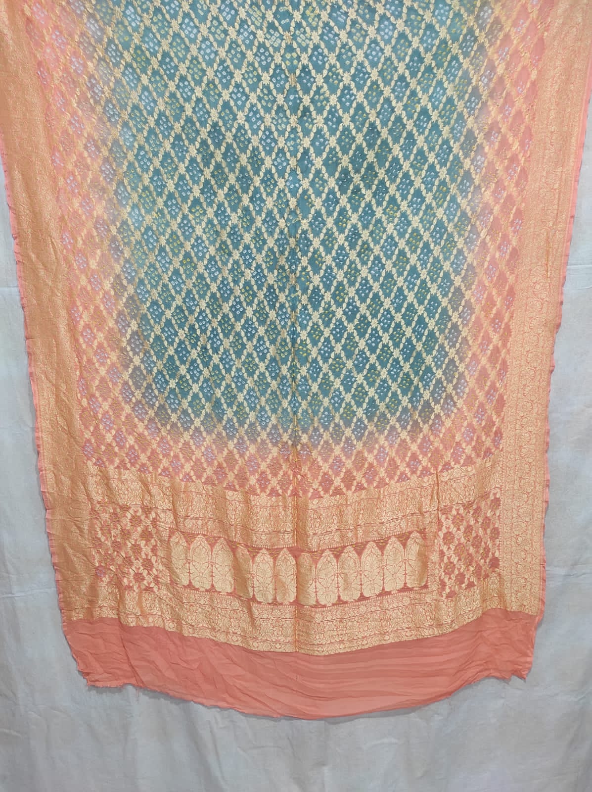 Kaniksha bandhani dupatta - Saffronfashionindia
