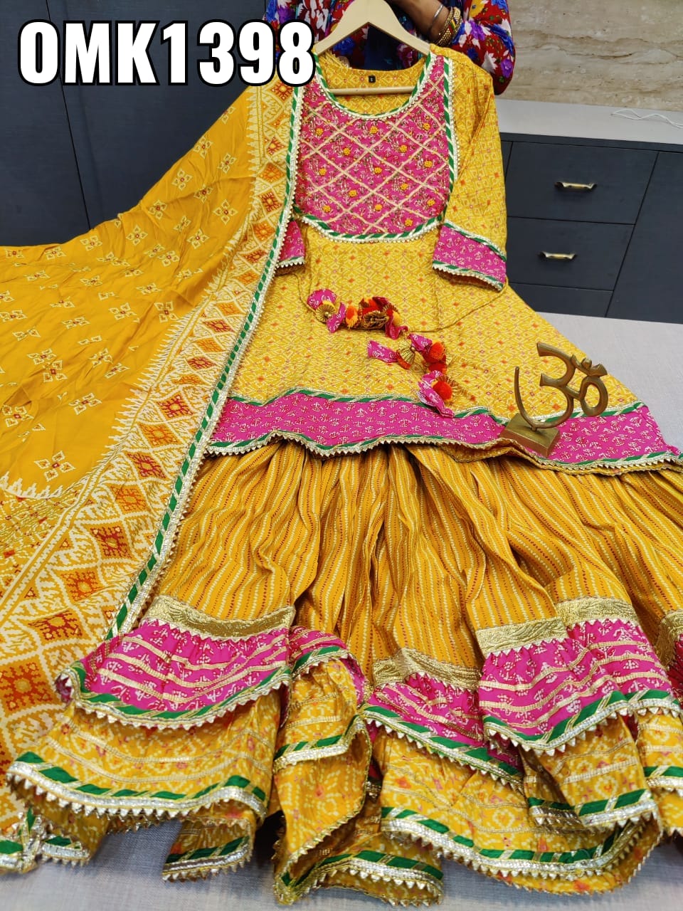 Yellow Kurti sharara dress - Saffronfashionindia