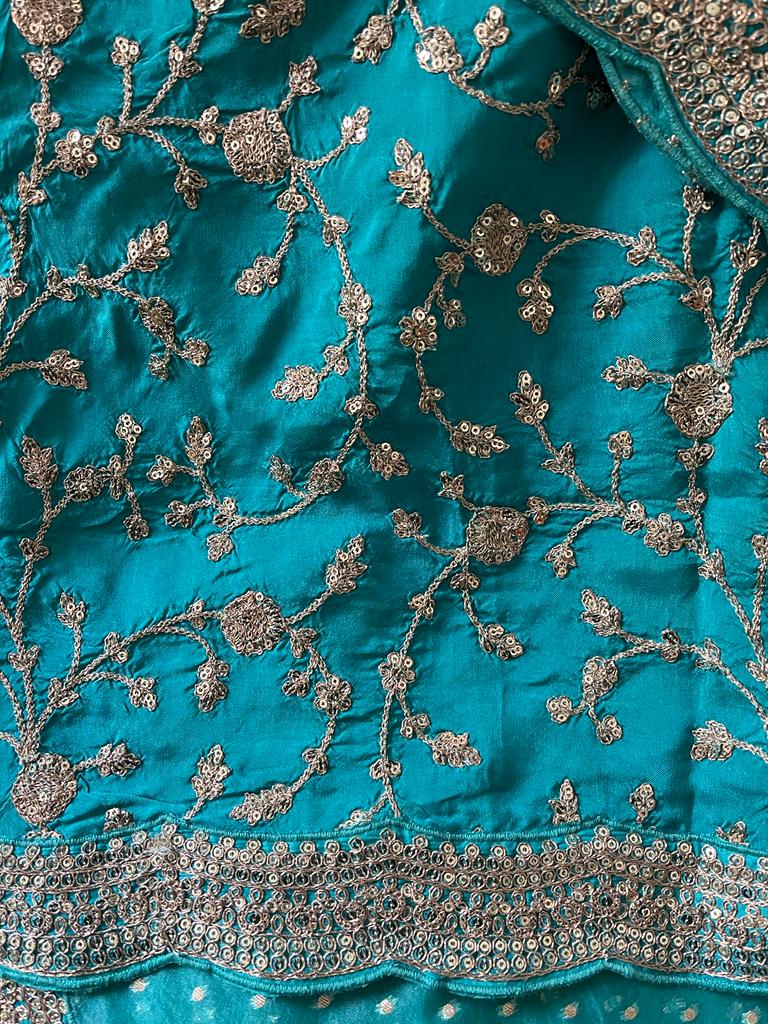 Nisani organza zari saree - Saffronfashionindia