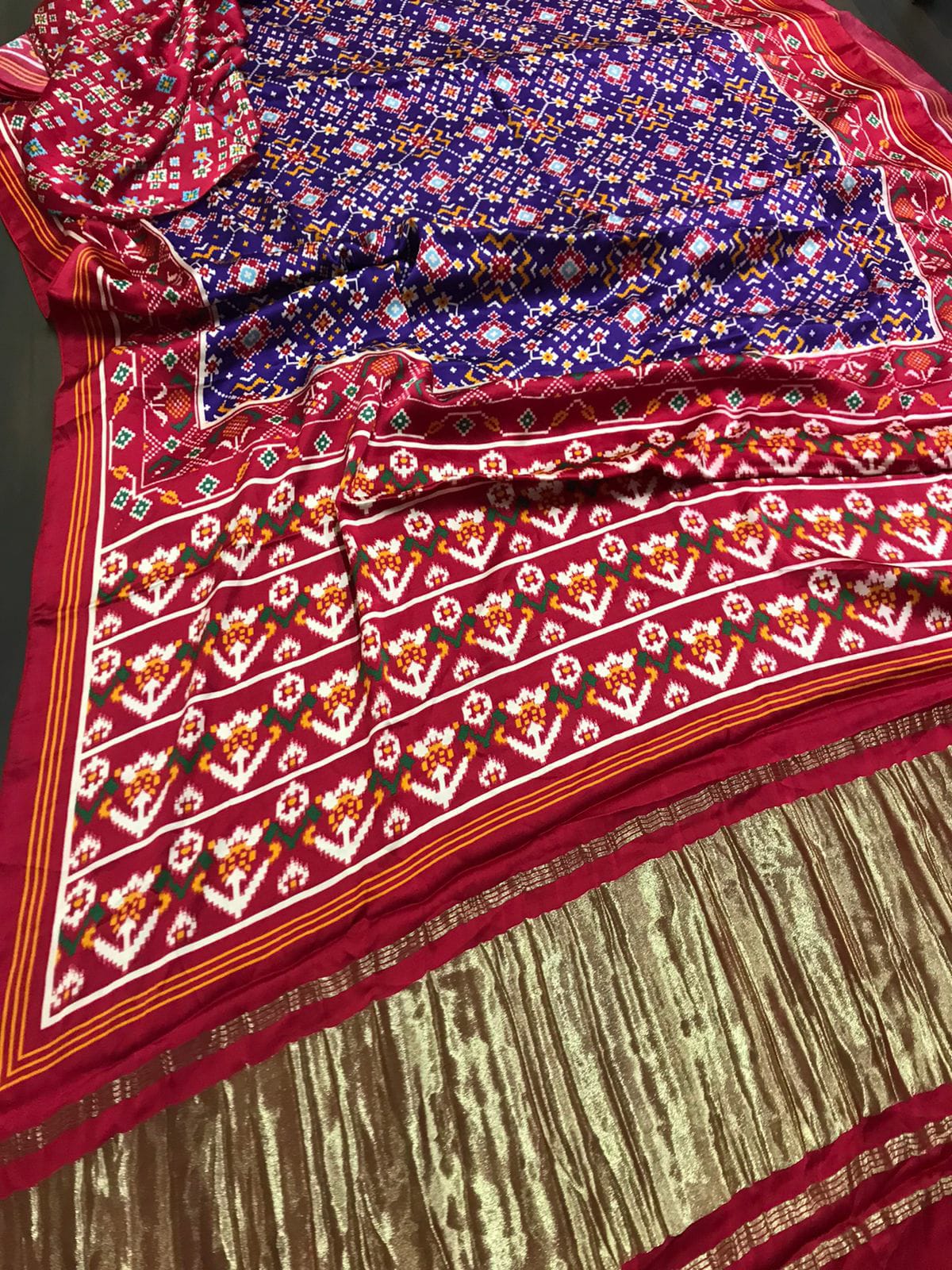 Senorita patola gajji saree - Saffronfashionindia