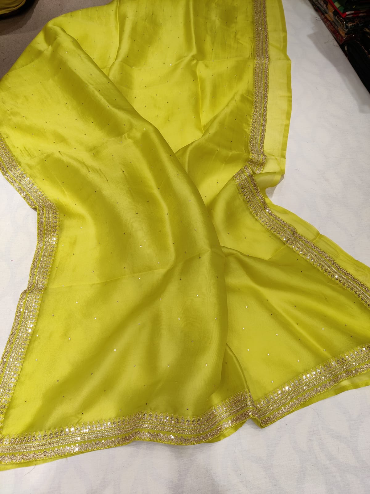 Numani organza saree - Saffronfashionindia