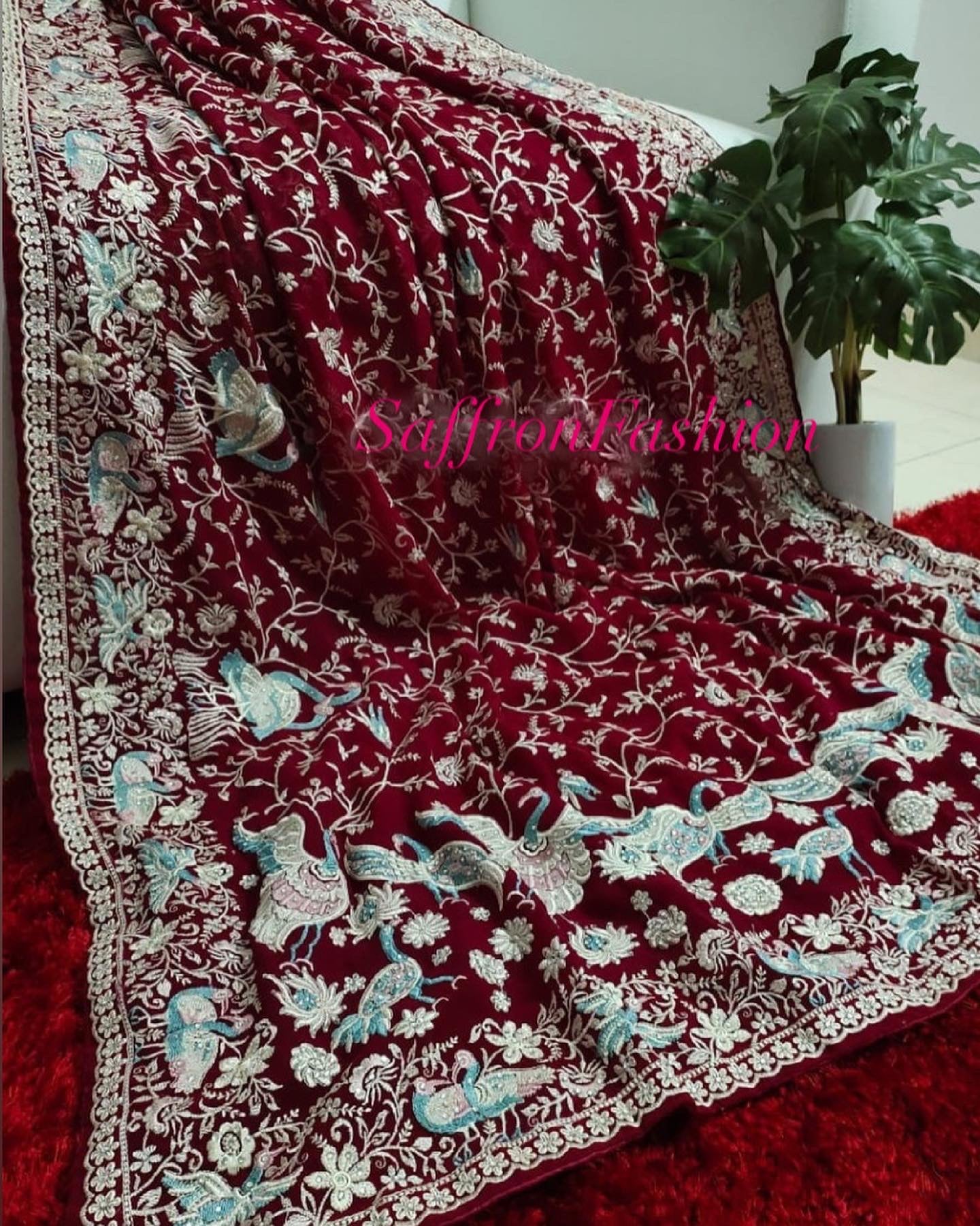 Parsi gara saree - Saffronfashionindia