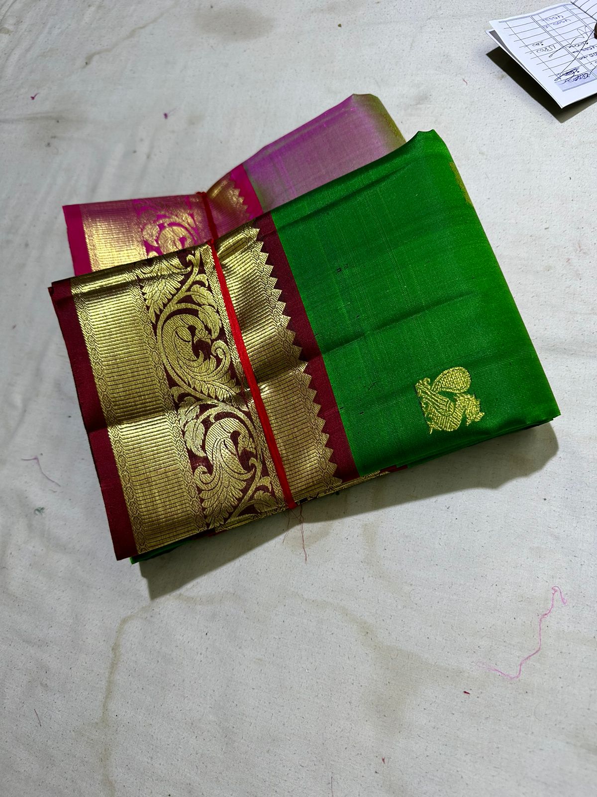 Raina Kanchi Pattu dupatta - Saffronfashionindia
