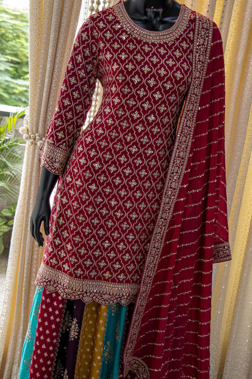 Ruksana Pakistani dress - Saffronfashionindia