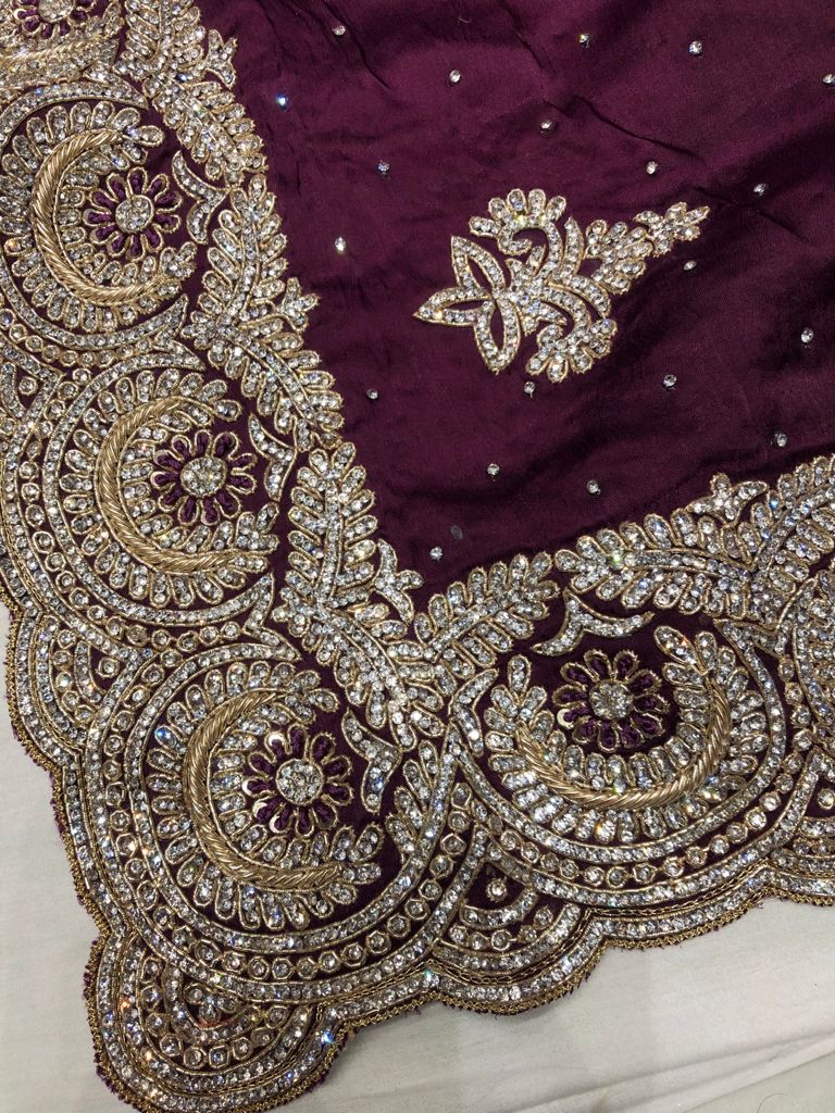 Prapti satin saree - Saffronfashionindia