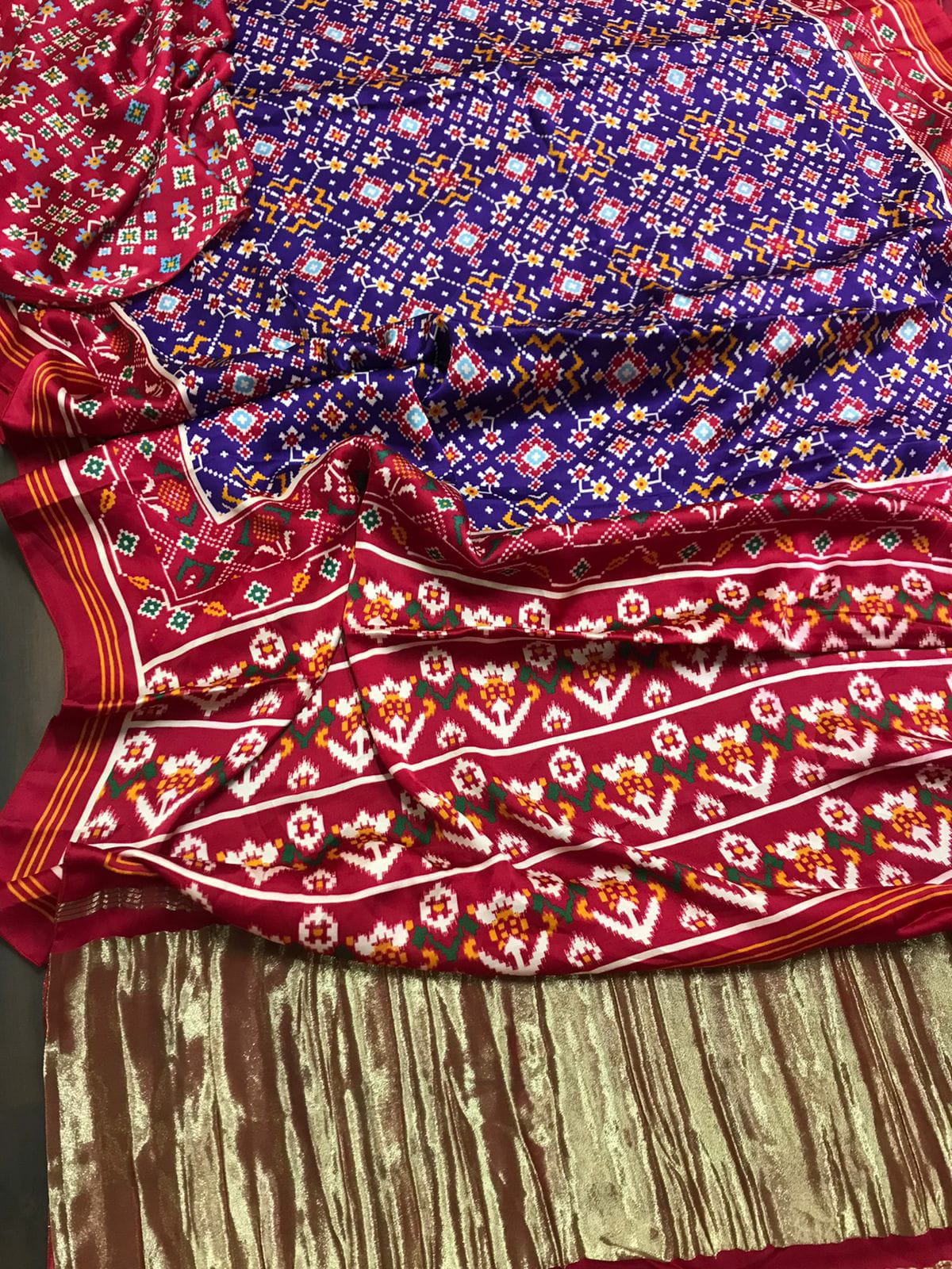 Senorita patola gajji saree - Saffronfashionindia