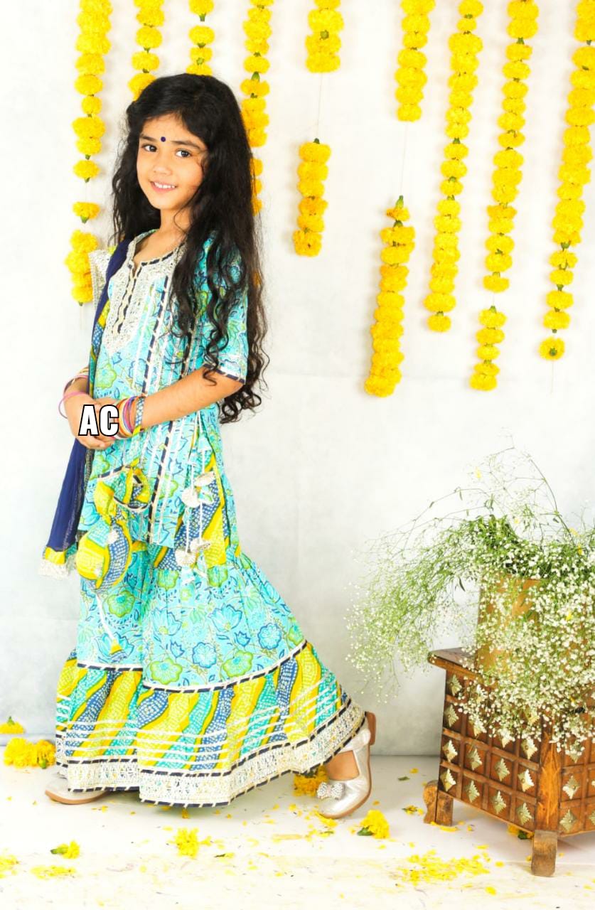 Ranisha summer kids dress - Saffronfashionindia