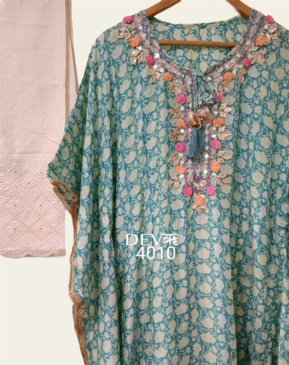 Naina kaftan set - Saffronfashionindia