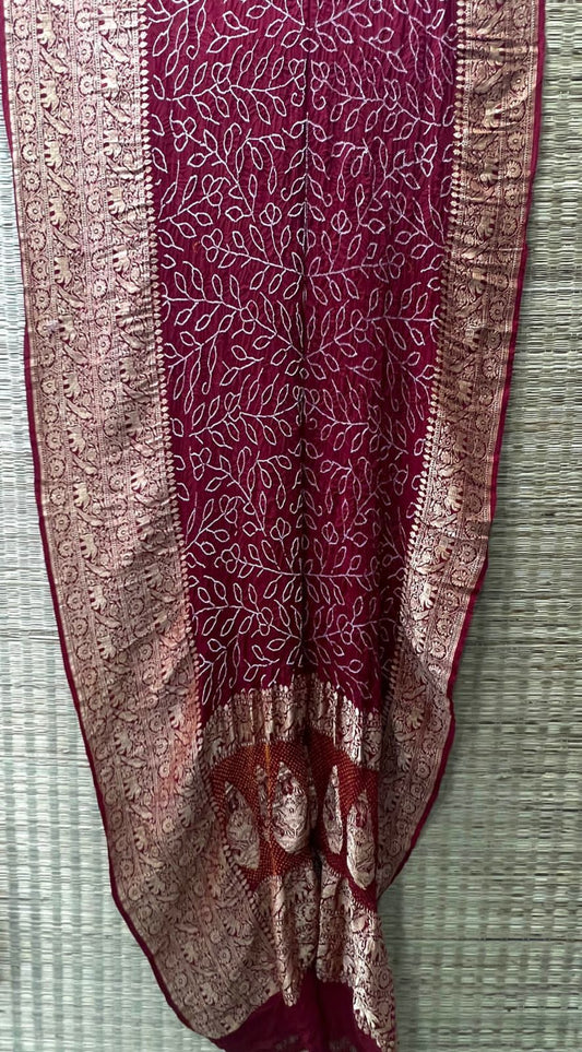 Handloom traditional zari exclusive saree - Saffronfashionindia