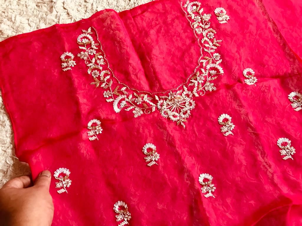 Gujarish  premium posh saree - Saffronfashionindia