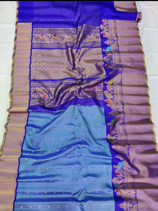 Keisha Gadwal saree/silk saree - Saffronfashionindia