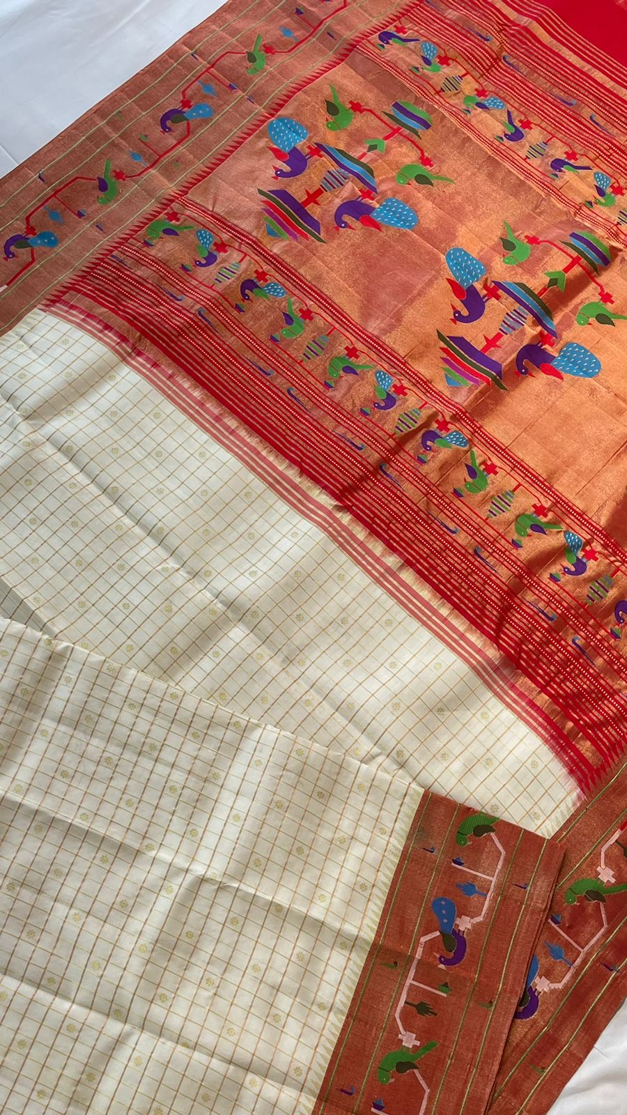 Paithani inspired gadwal saree - Saffronfashionindia
