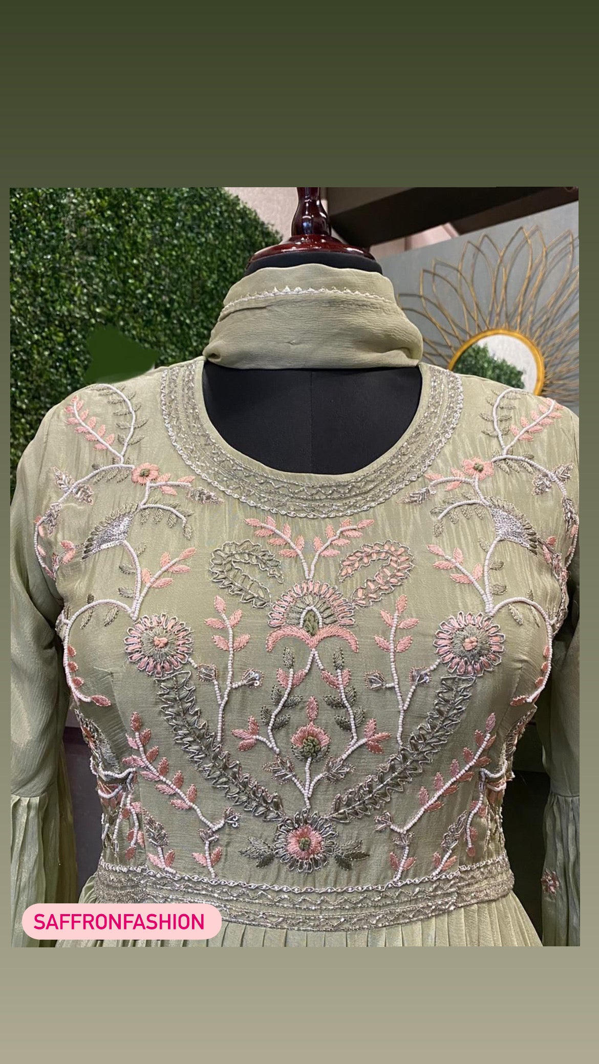 Janara beautiful gown - Saffronfashionindia