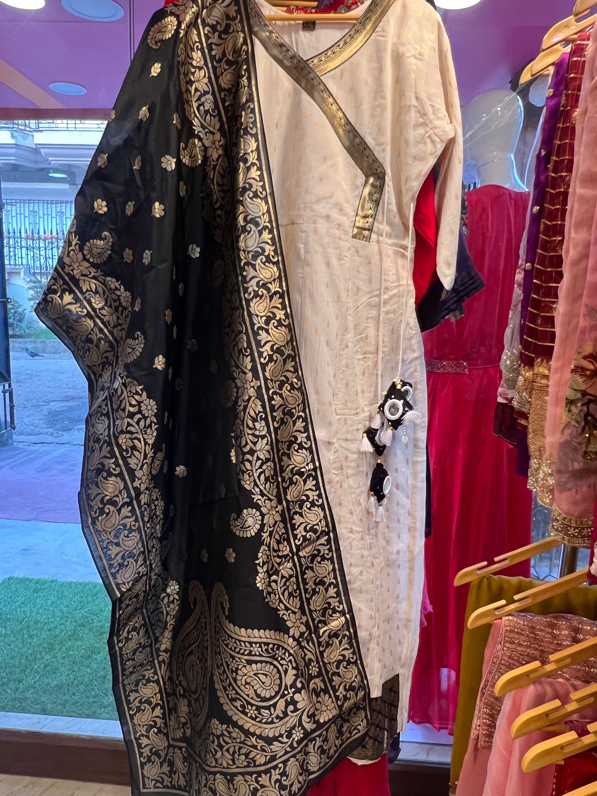 Charu angrakha styled Kurti - Saffronfashionindia