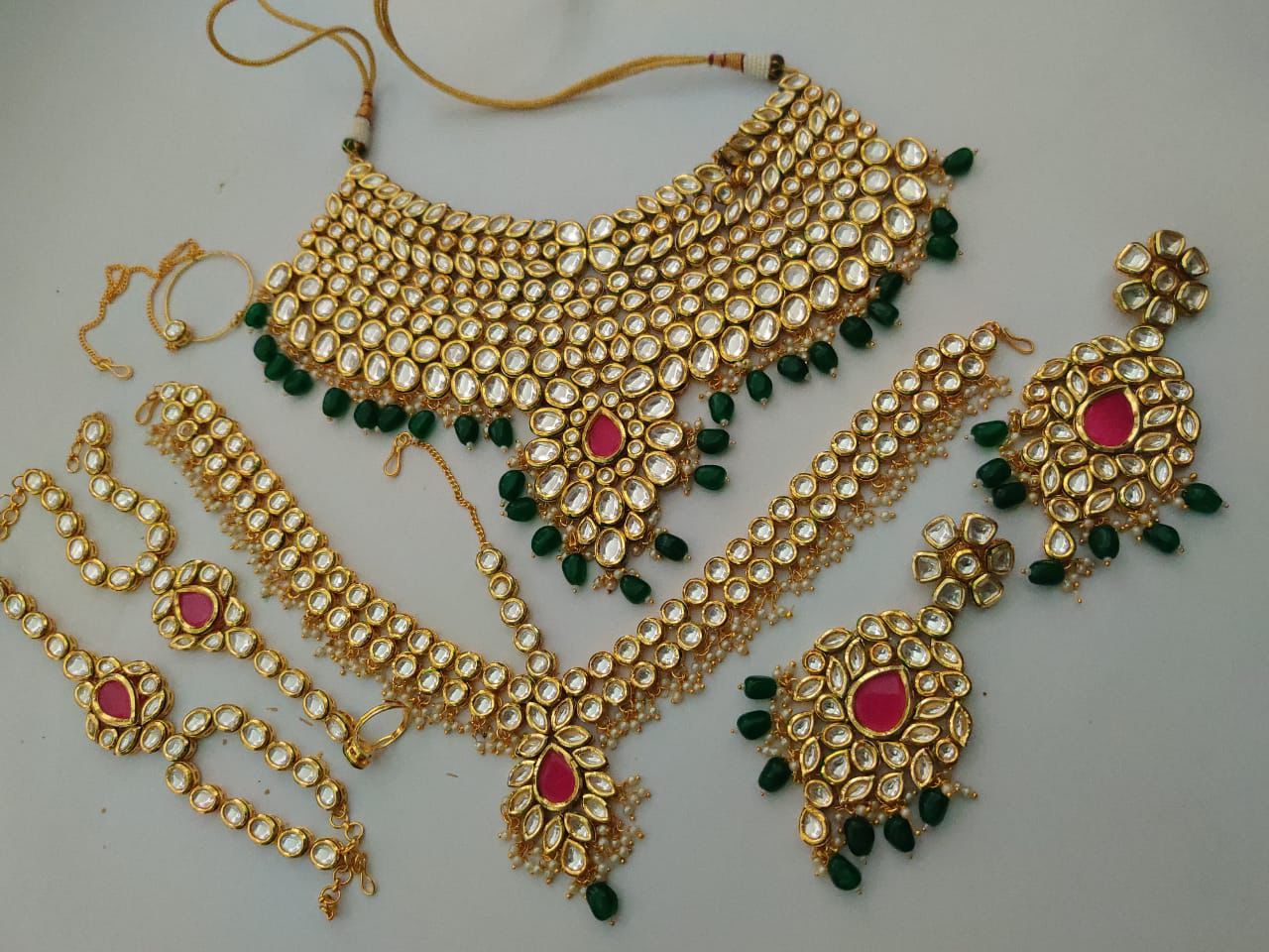 Kanchana bridal set - Saffronfashionindia
