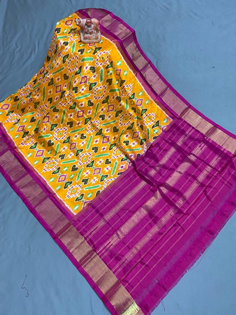 Duvri ikkat dupatta - Saffronfashionindia