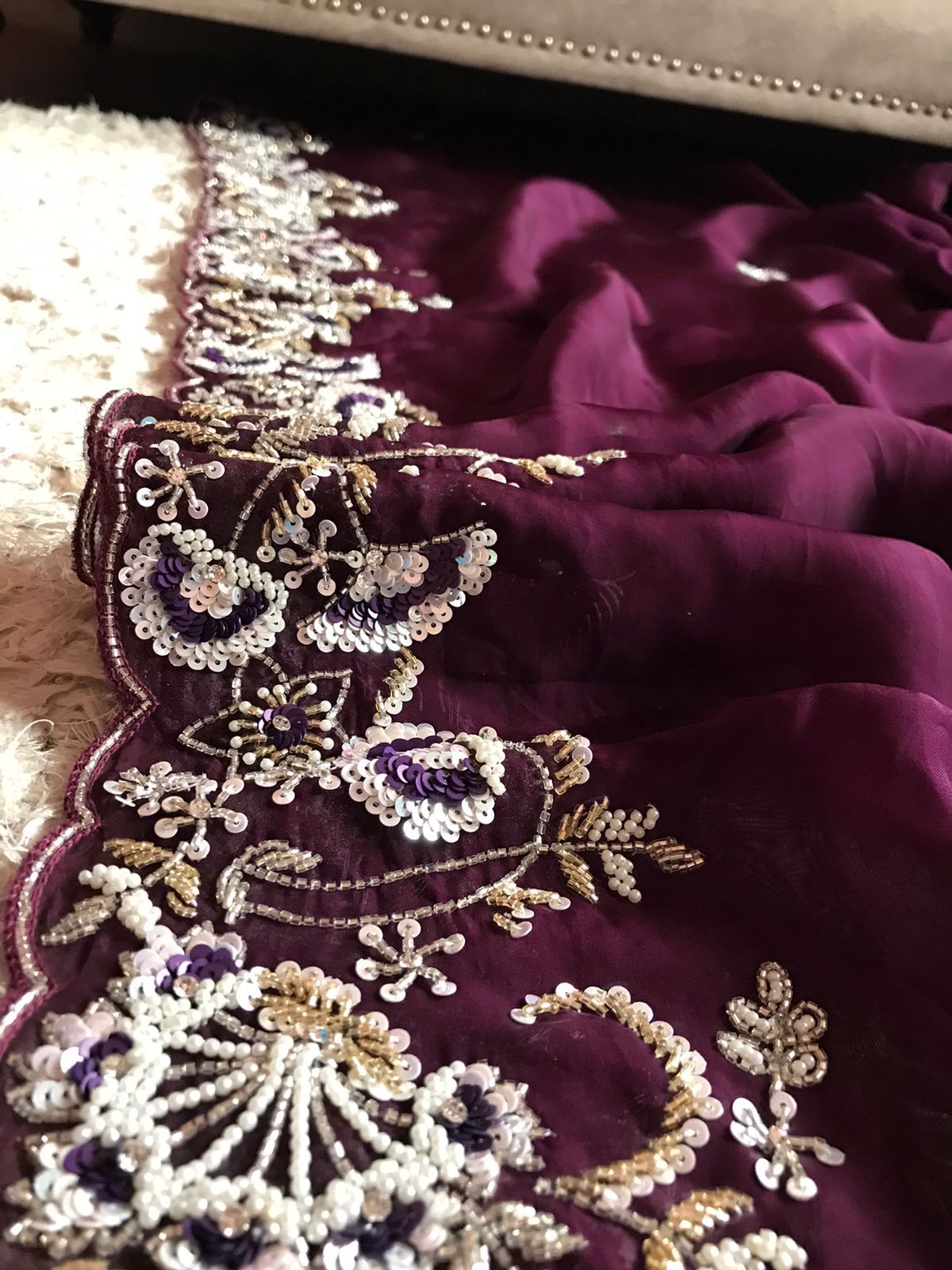 Gujarish  premium posh saree - Saffronfashionindia