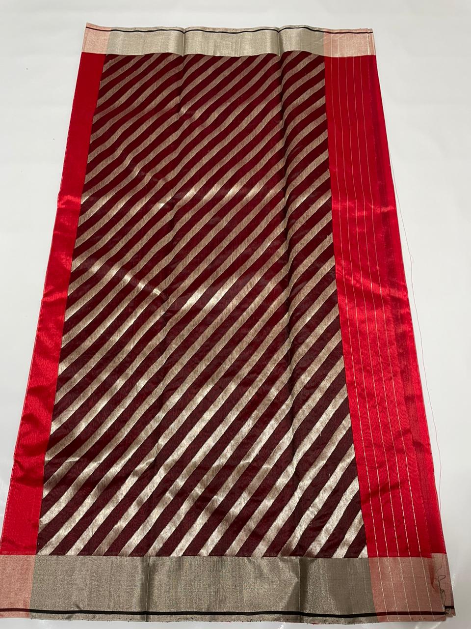 Radhe Chanderi saree - Saffronfashionindia