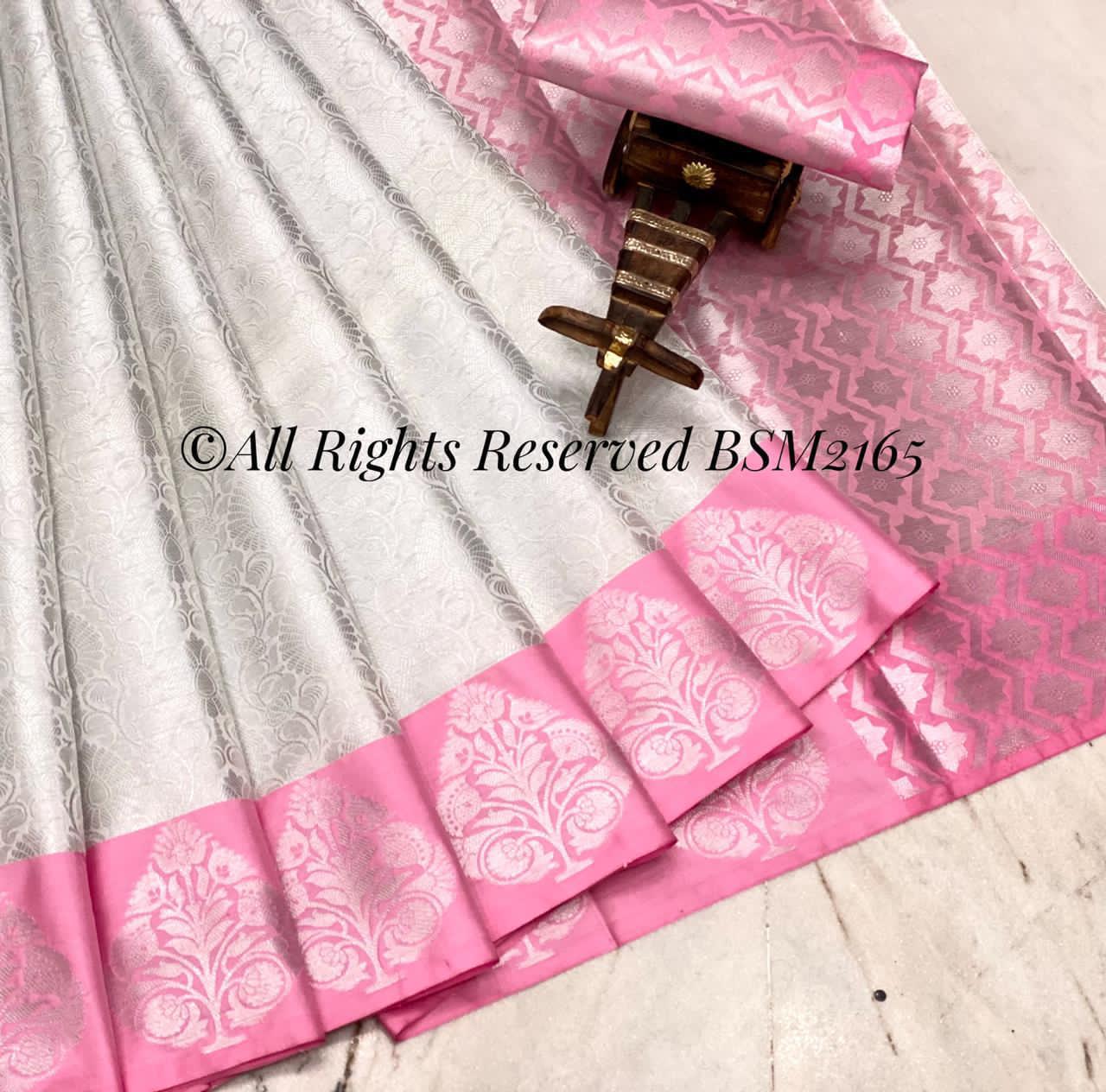 Tissue silk saree - Saffronfashionindia