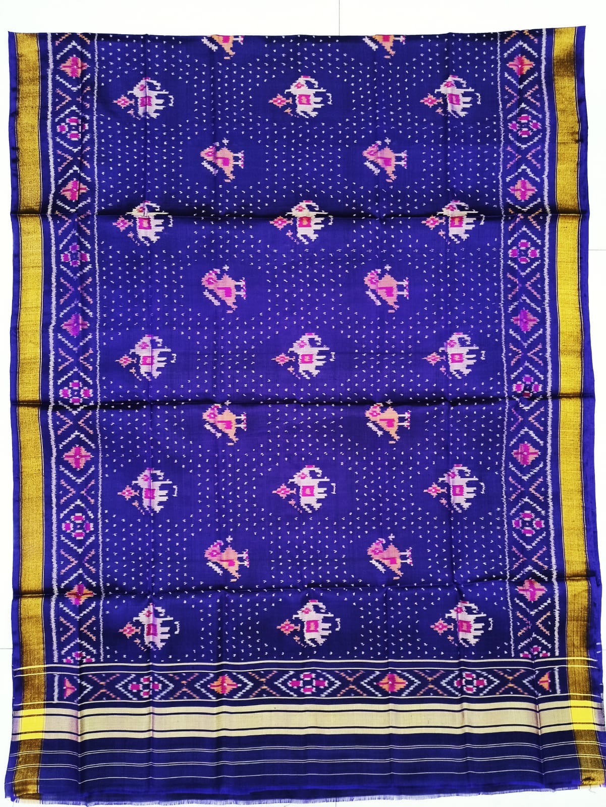 Rajkot ikkat Patola dupatta - Saffronfashionindia
