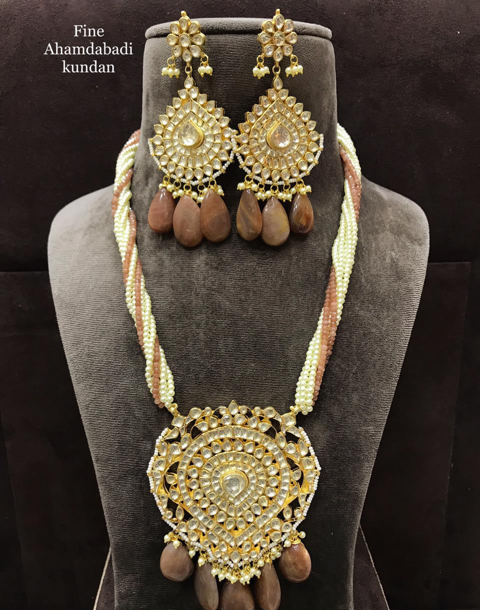 Paan necklace set - Saffronfashionindia