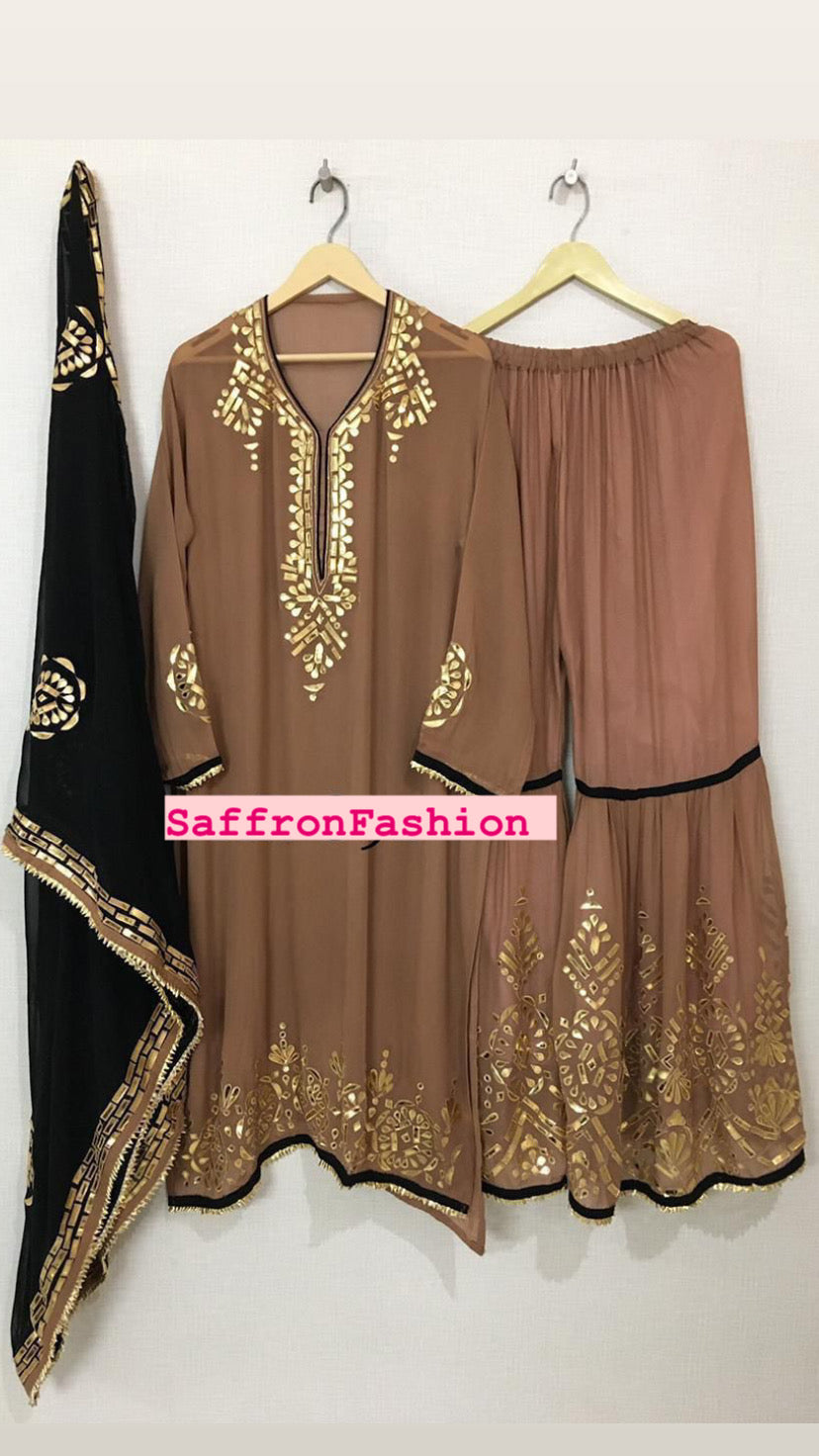 Tanaiza sharara dress - Saffronfashionindia
