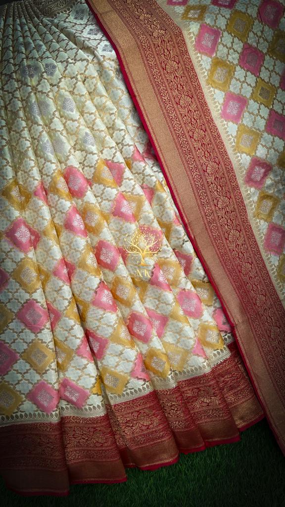 Rimjhim soft silk saree - Saffronfashionindia