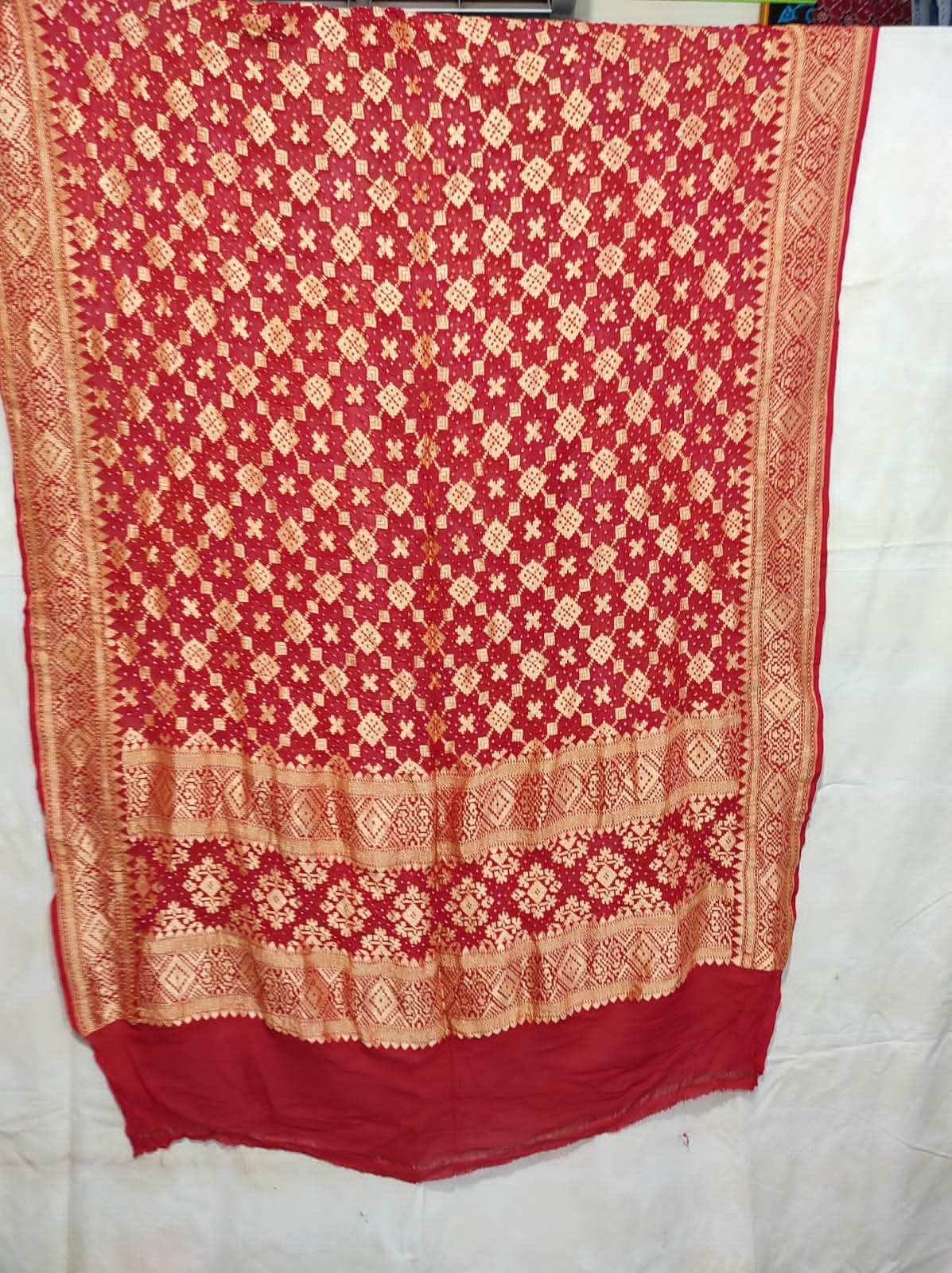 Rajika bandhani banarsi dupatta - Saffronfashionindia