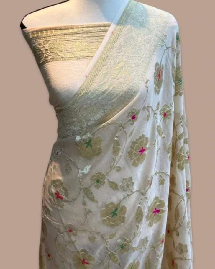 Naveli Banarsi saree - Saffronfashionindia