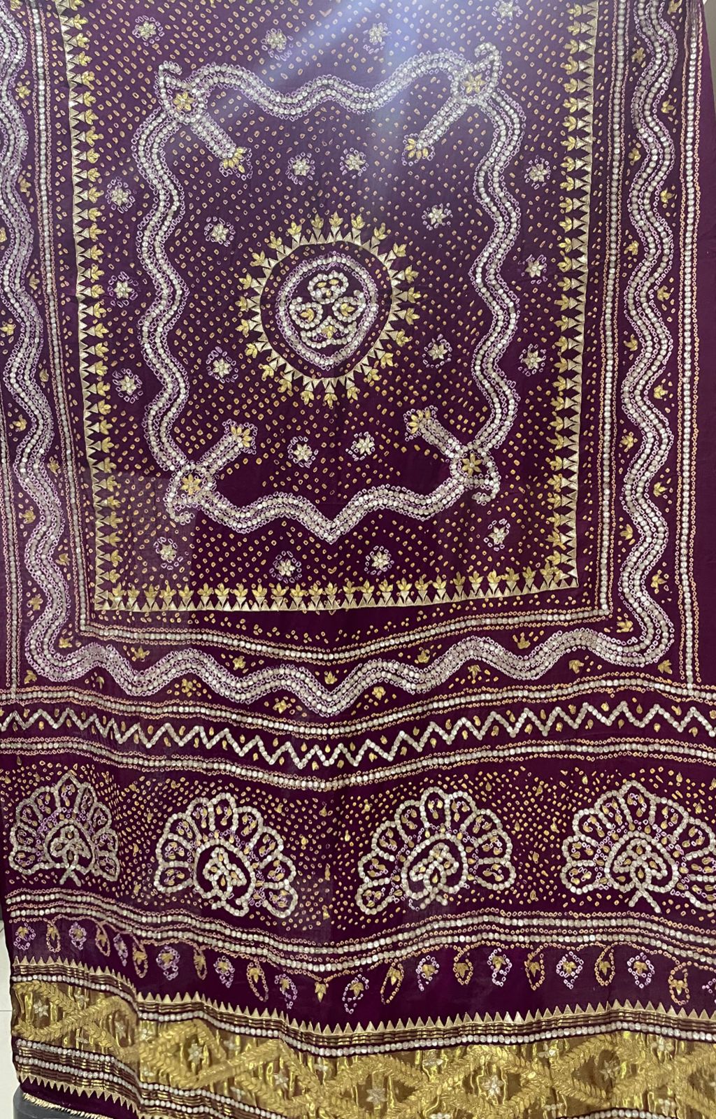 Guinea gaji silk dupatta - Saffronfashionindia