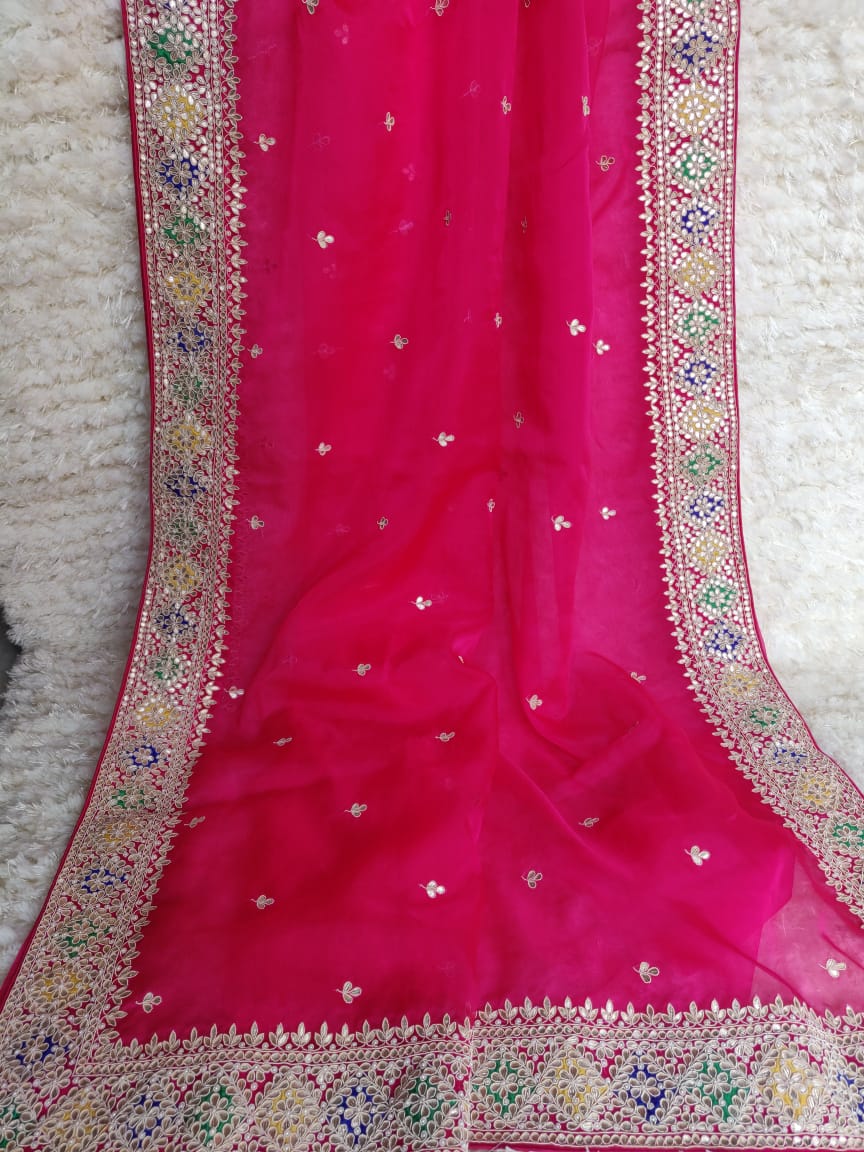Rani gottapatti saree - Saffronfashionindia