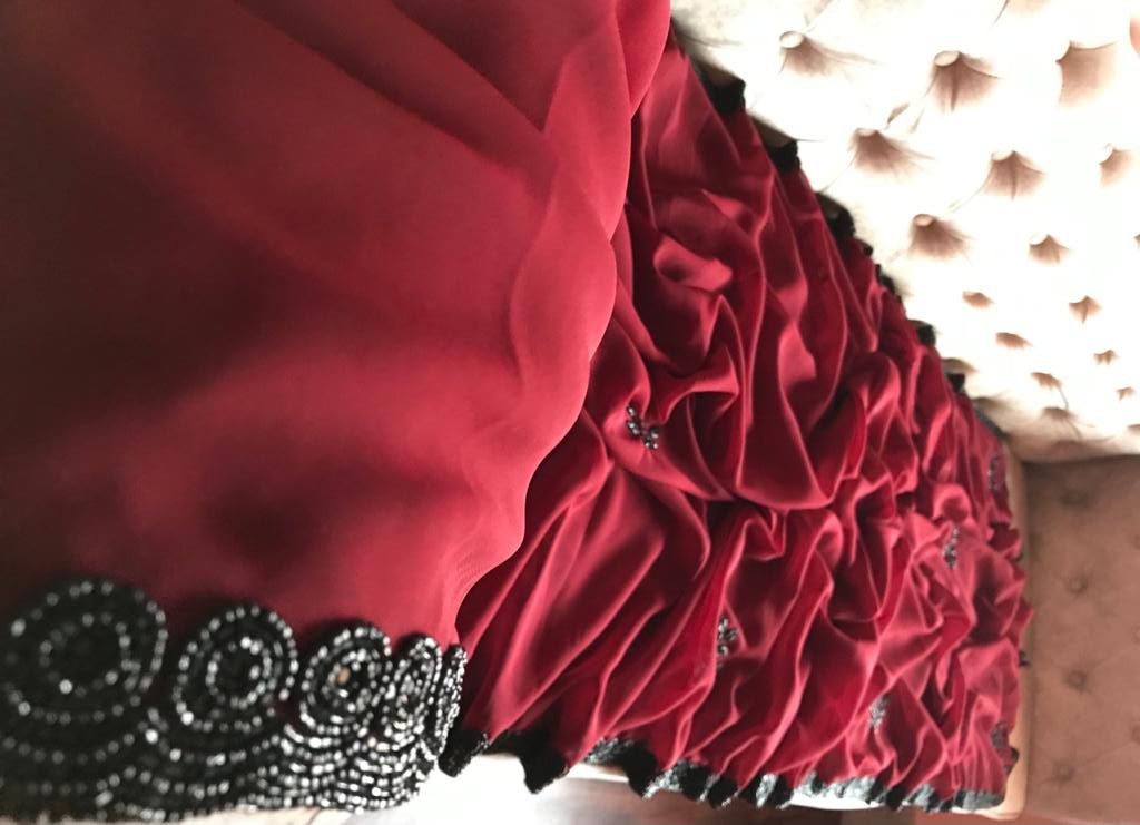 Saptami inspired saree - Saffronfashionindia